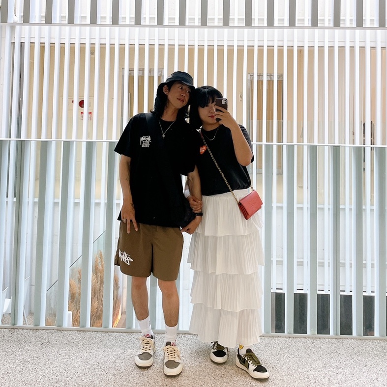 Nike x Stussy Bucket Hat Black, Stussy Built Tough T-Shirt Black 착용 스타일