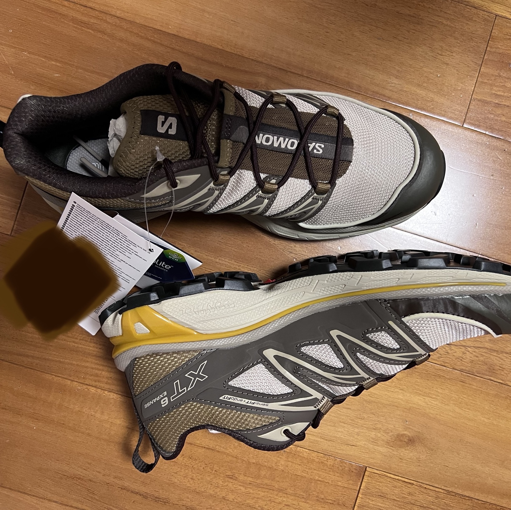 Salomon XT-6 Expanse Feather Grey 착용 스타일
