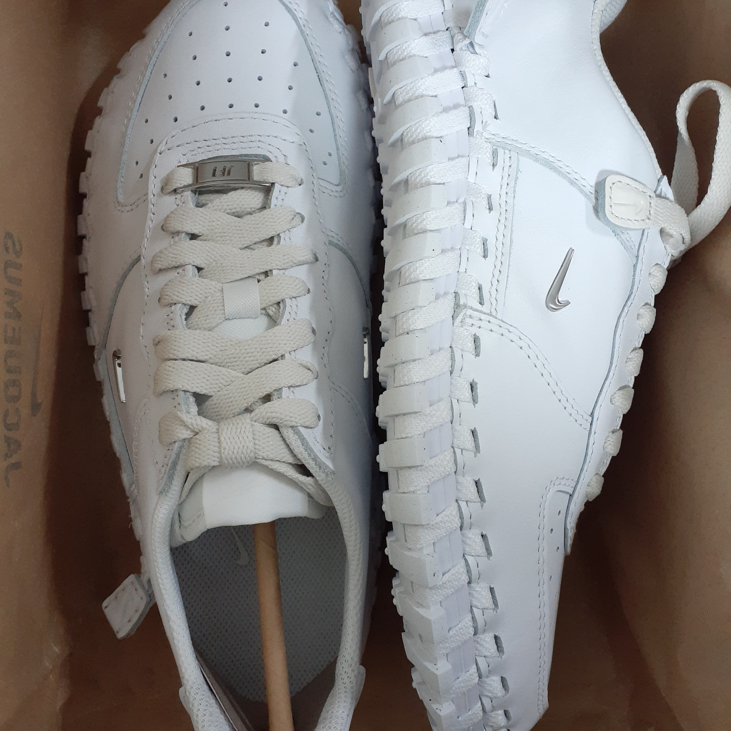 Nike x Jacquemus J Force 1 Low LX SP White 착용 스타일