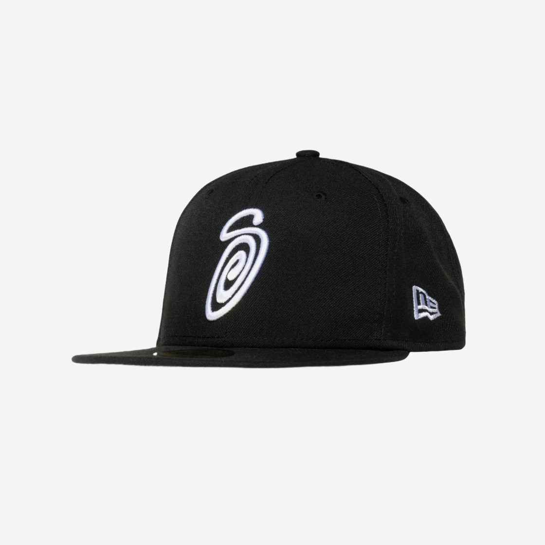 Stussy Curly S 59Fifty New Era Cap Black 상세 이미지 2