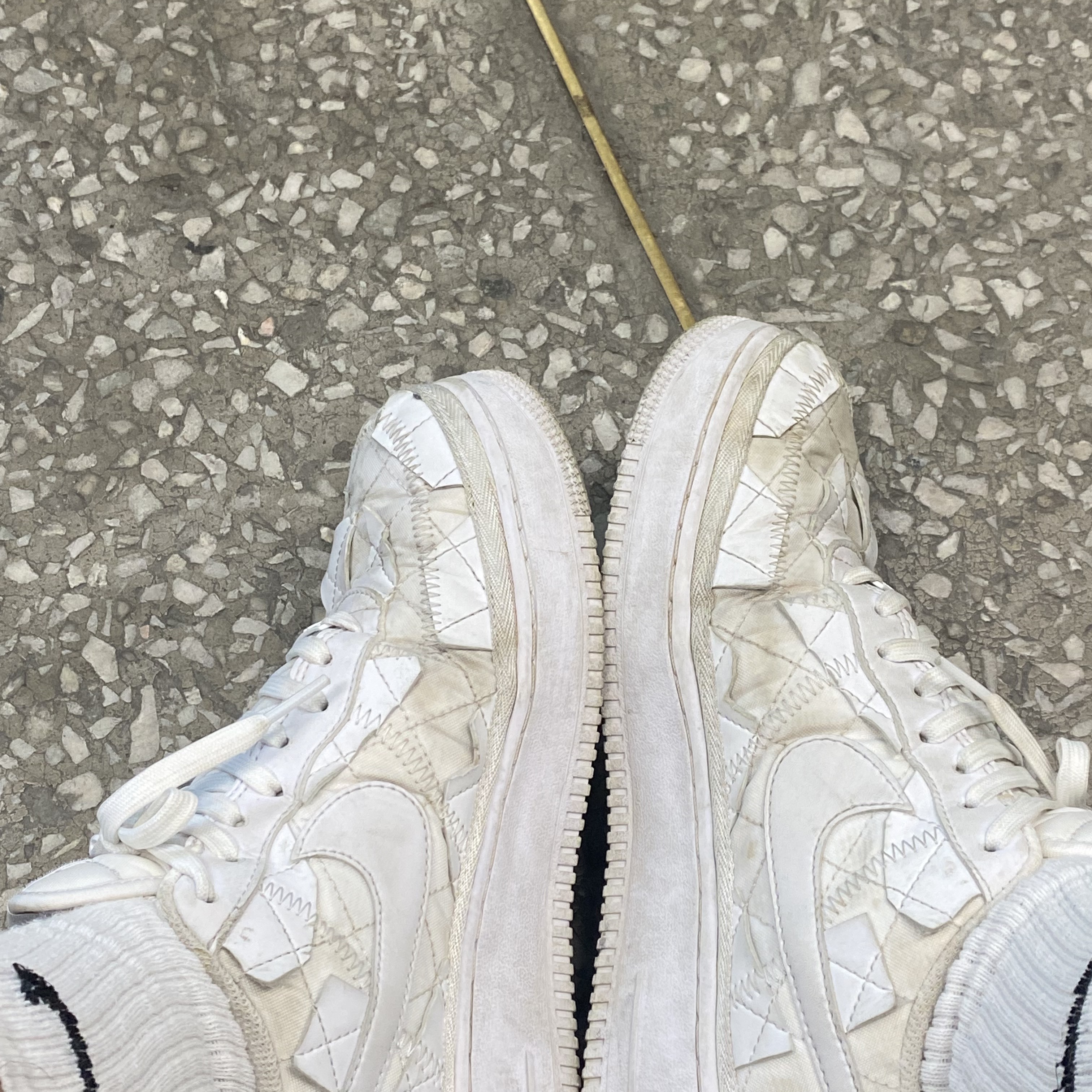 Nike x Billie Eilish Air Force 1 Low SP Triple White 착용 스타일