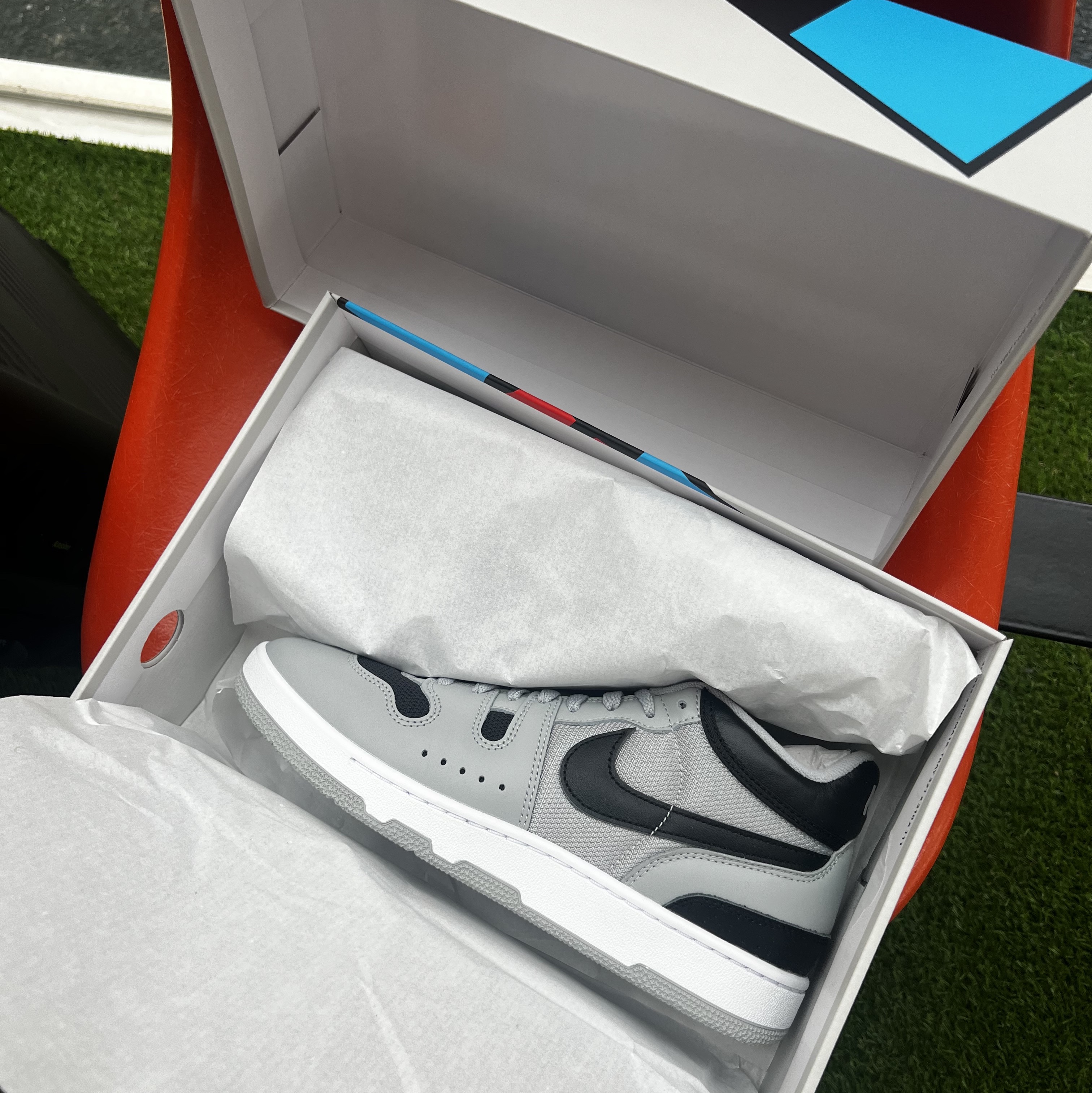 Nike Mac Attack QS SP Light Smoke Grey 착용 스타일 - 1