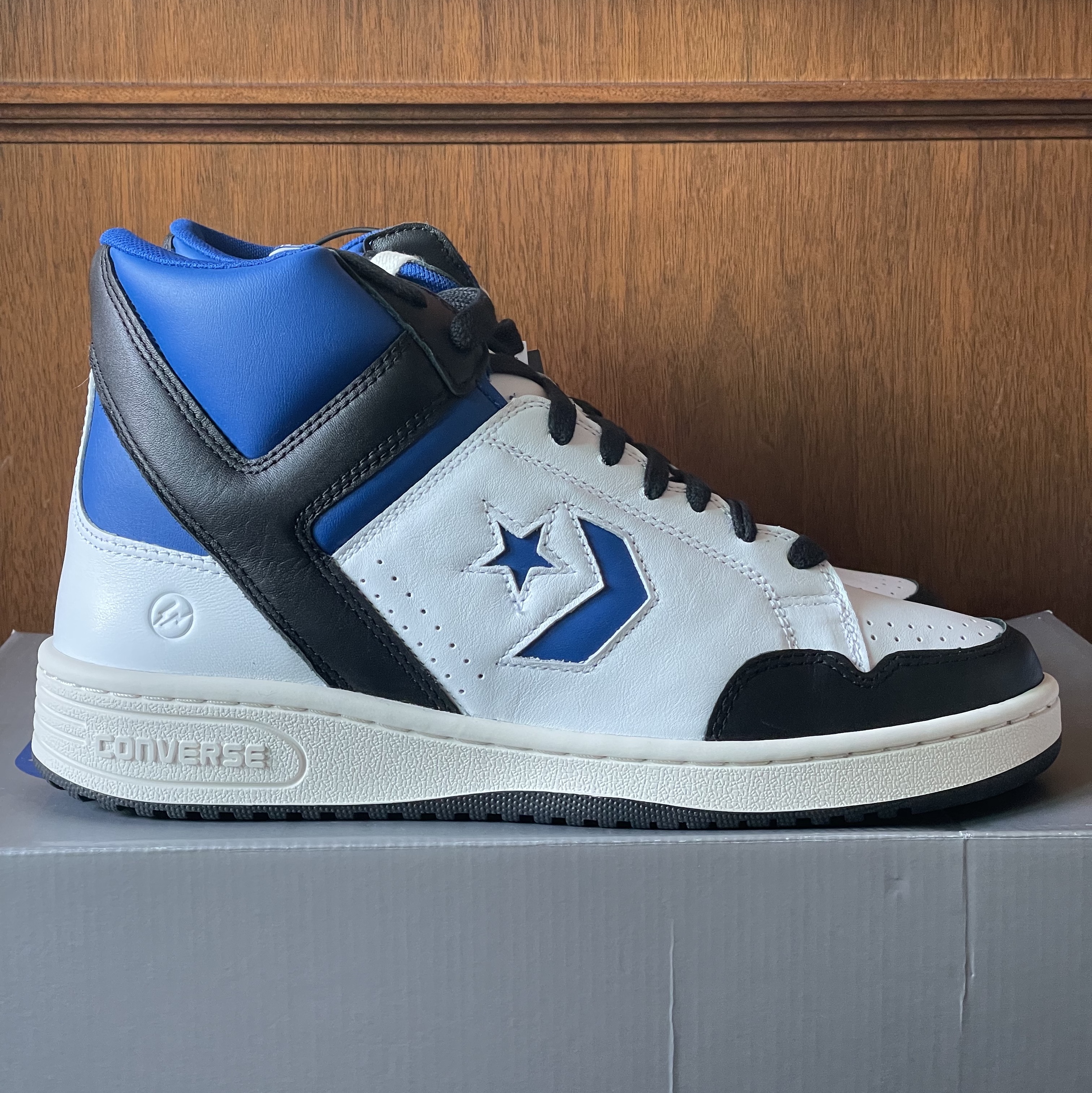 Converse x Fragment Weapon Mid White 착용 스타일 - 4