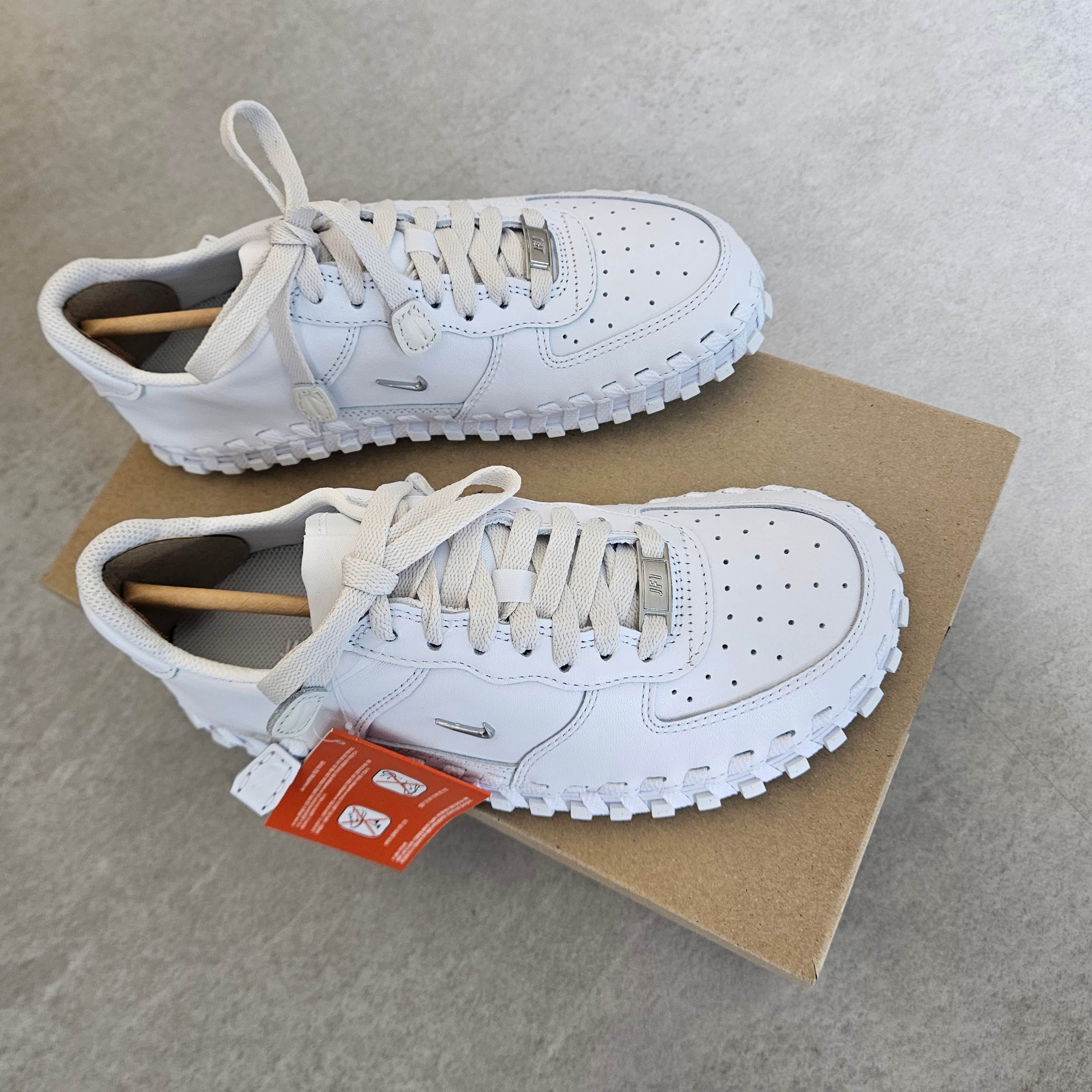 Nike x Jacquemus J Force 1 Low LX SP White 착용 스타일
