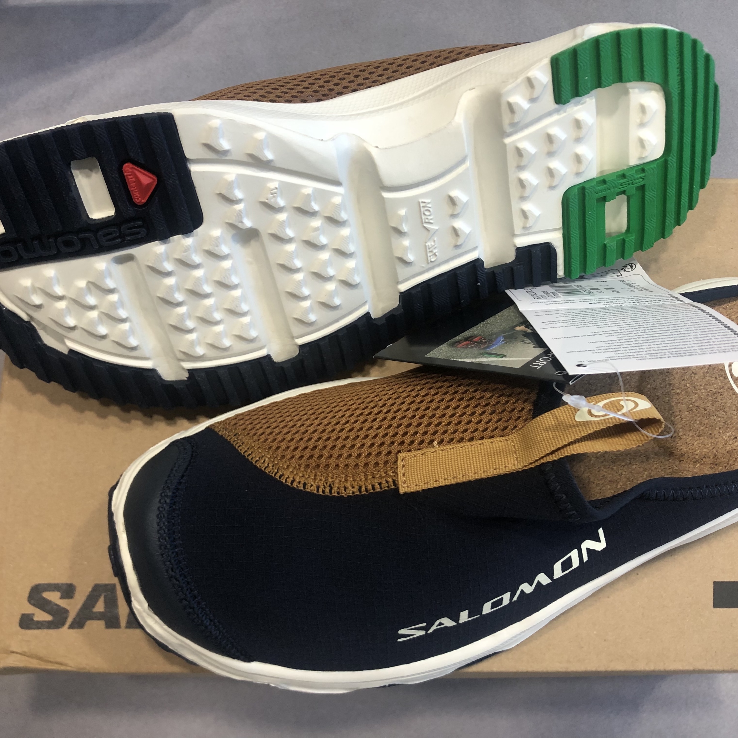 Salomon RX Slide 3.0 Dark Sapphire 착용 스타일