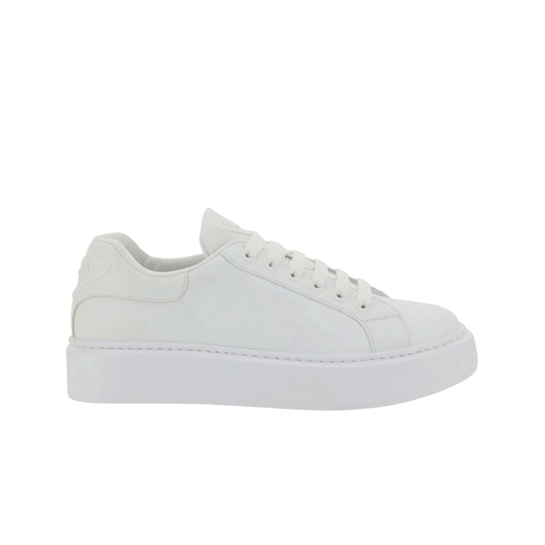 프라다 매크로 레더 스니커즈 화이트(Prada Macro Leather Sneakers White) - 1