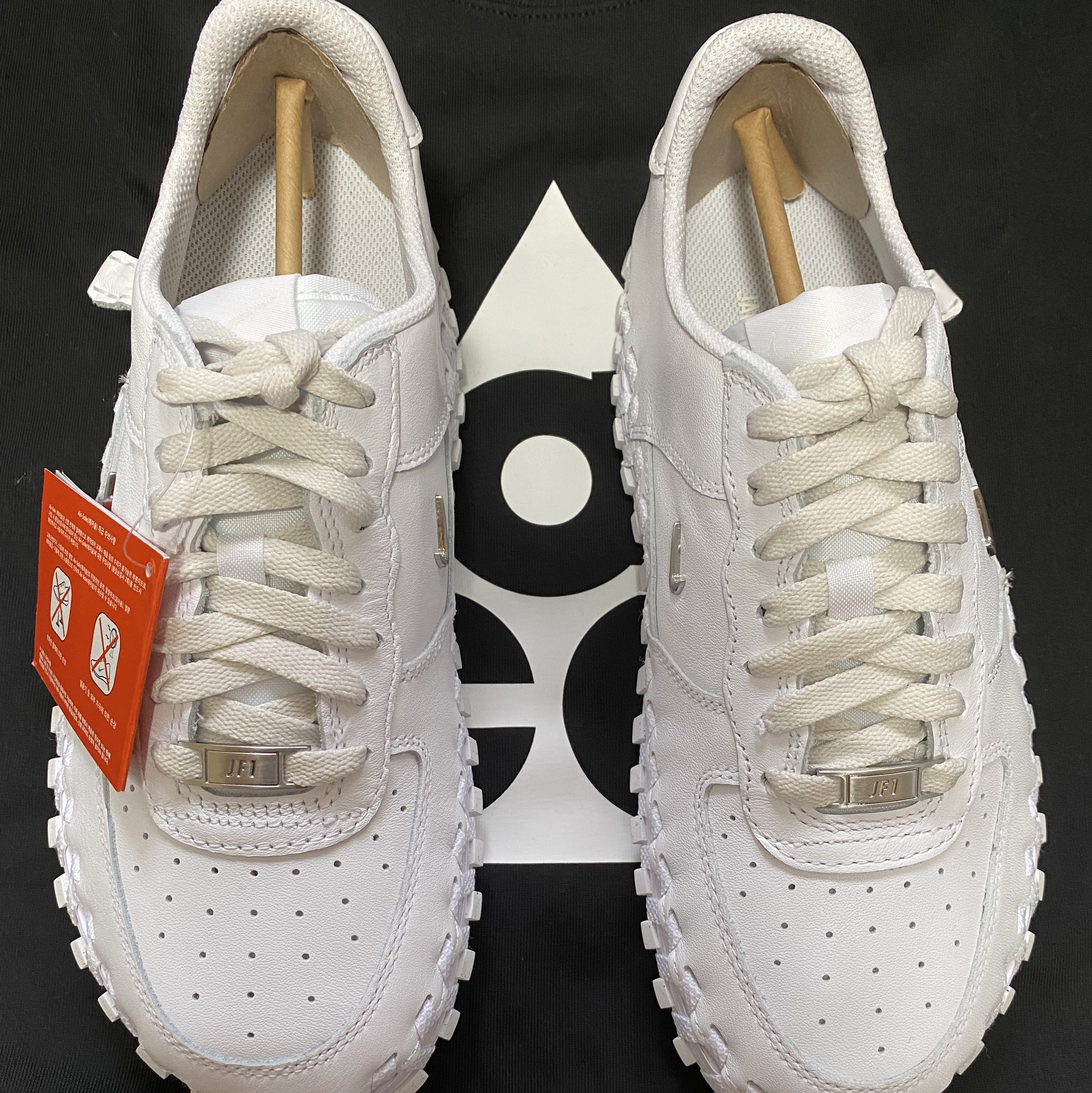 Nike x Jacquemus J Force 1 Low LX SP White 착용 스타일