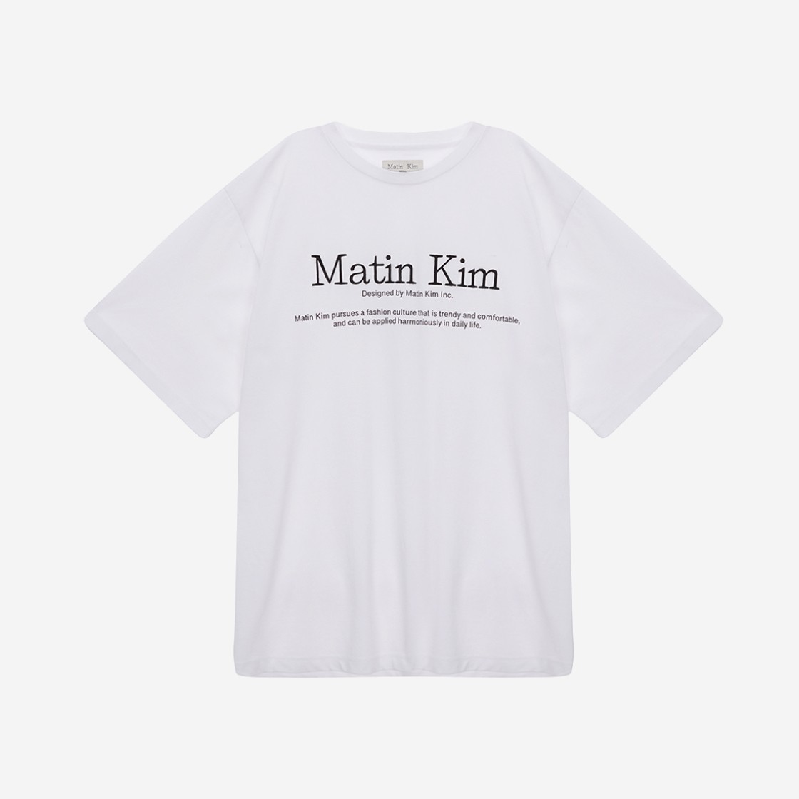 Matin Kim Heritage Logo Top White 상세 이미지 1