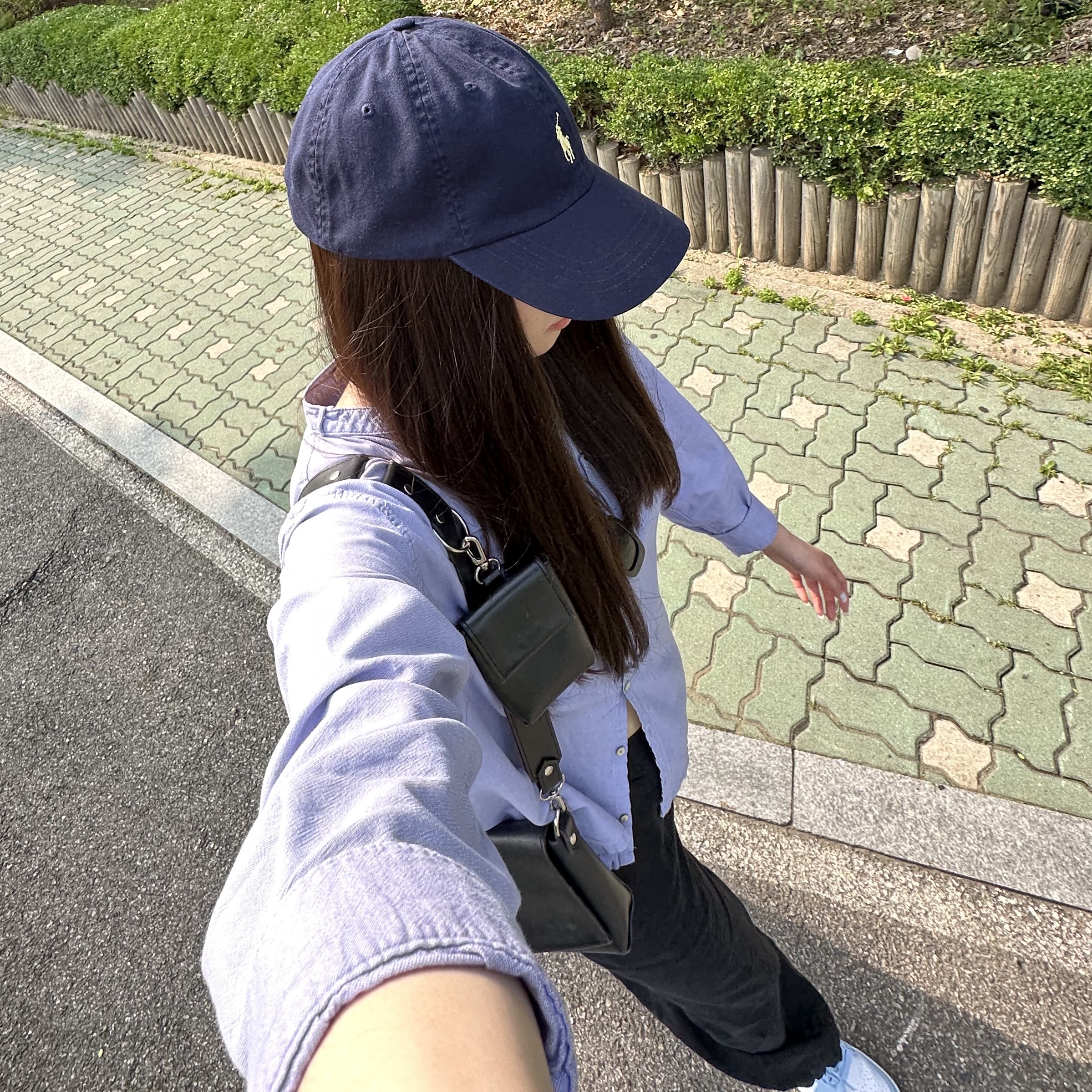 [30% 적립] Polo Ralph Lauren Cotton Chino Ball Cap Newport Navy 착용 스타일