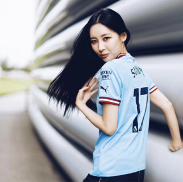 Puma Manchester City 2022/23 Home Jersey Team Light Blue (Non Marking Ver.) 착용 스타일