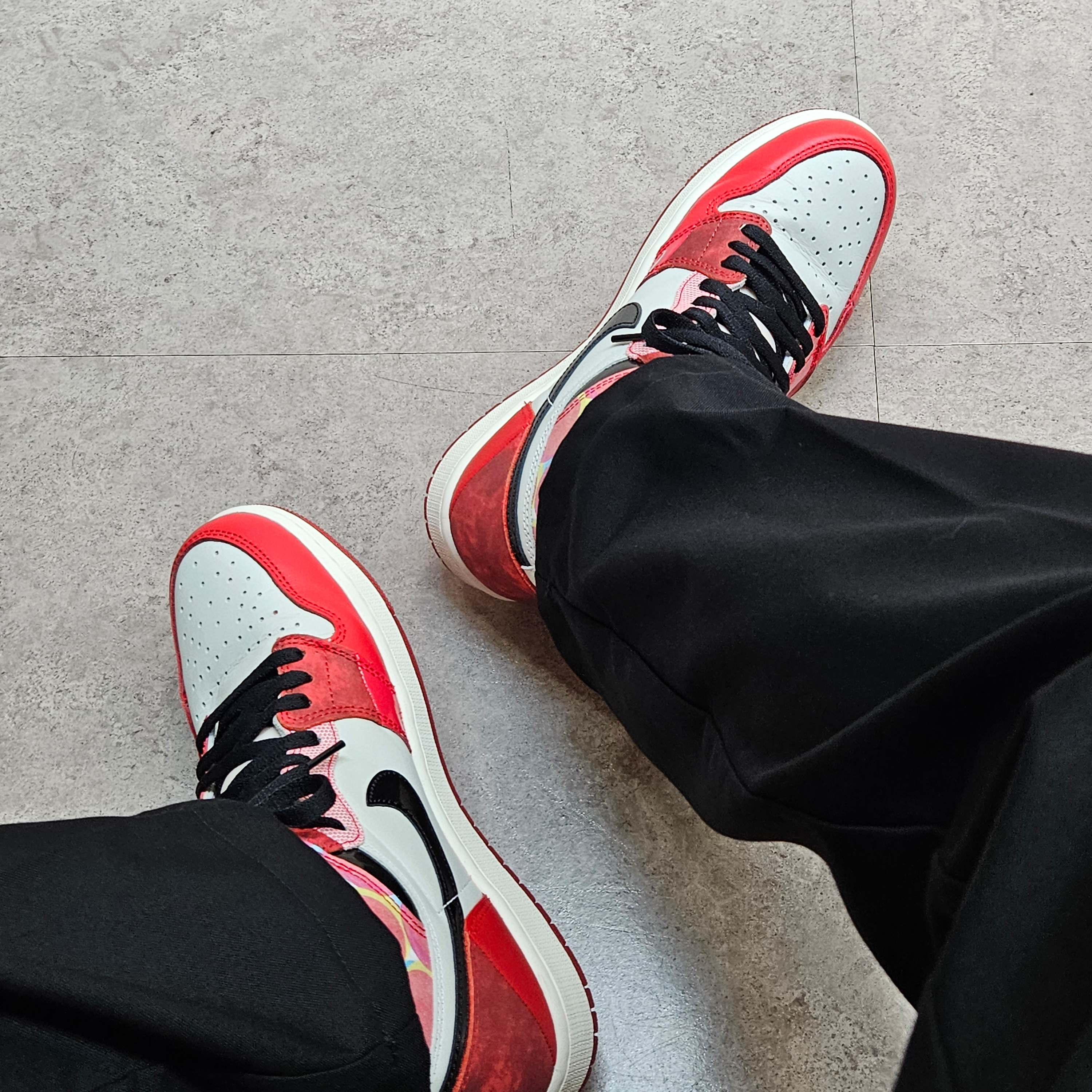 Jordan 1 Retro High Spider-Man Next Chapter 착용 스타일