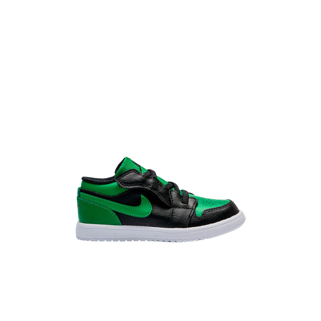 (TD) 조던 1 로우 Alt 블랙 럭키 그린((TD) Jordan 1 Low Alt Black Lucky Green) - 1