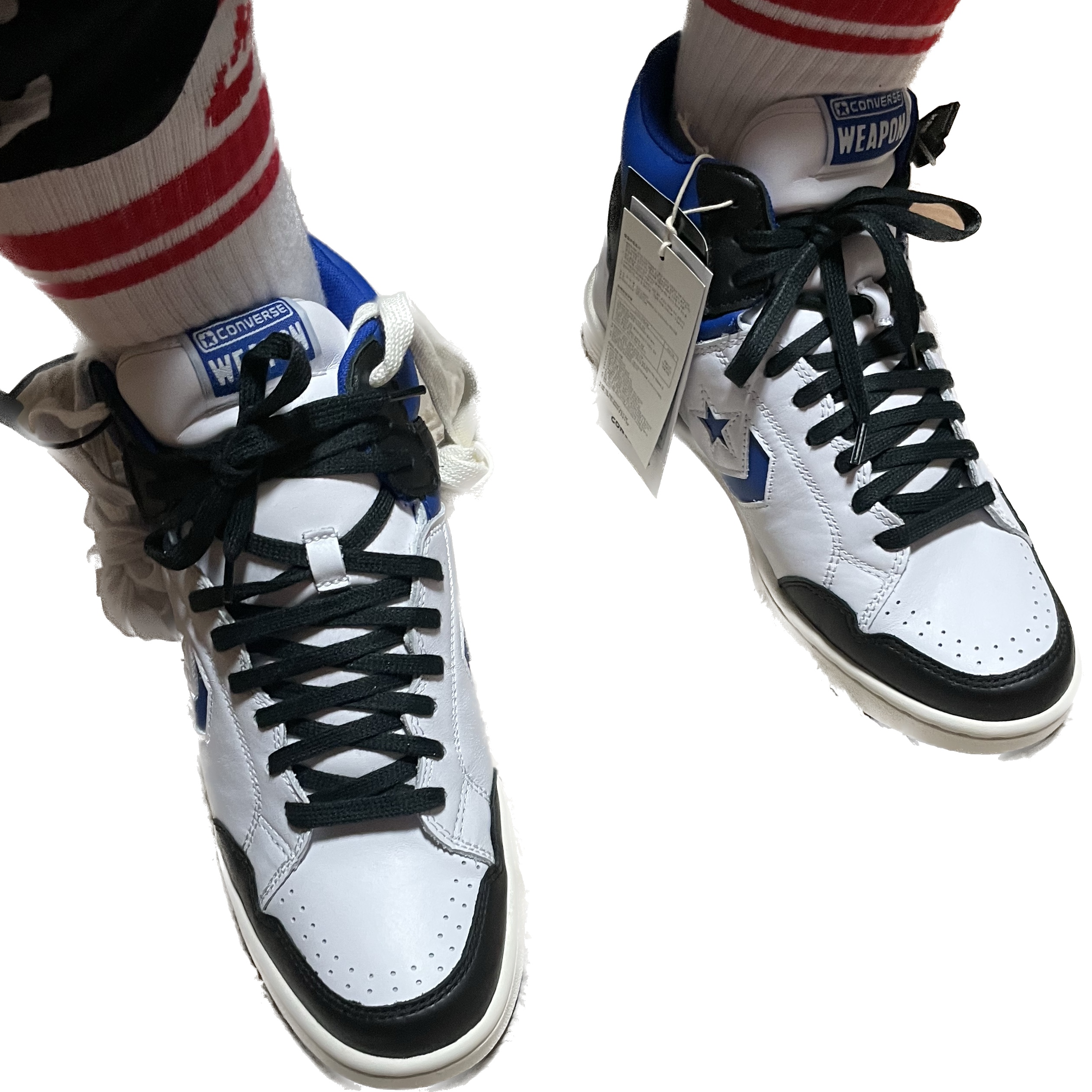 Converse x Fragment Weapon Mid White 착용 스타일
