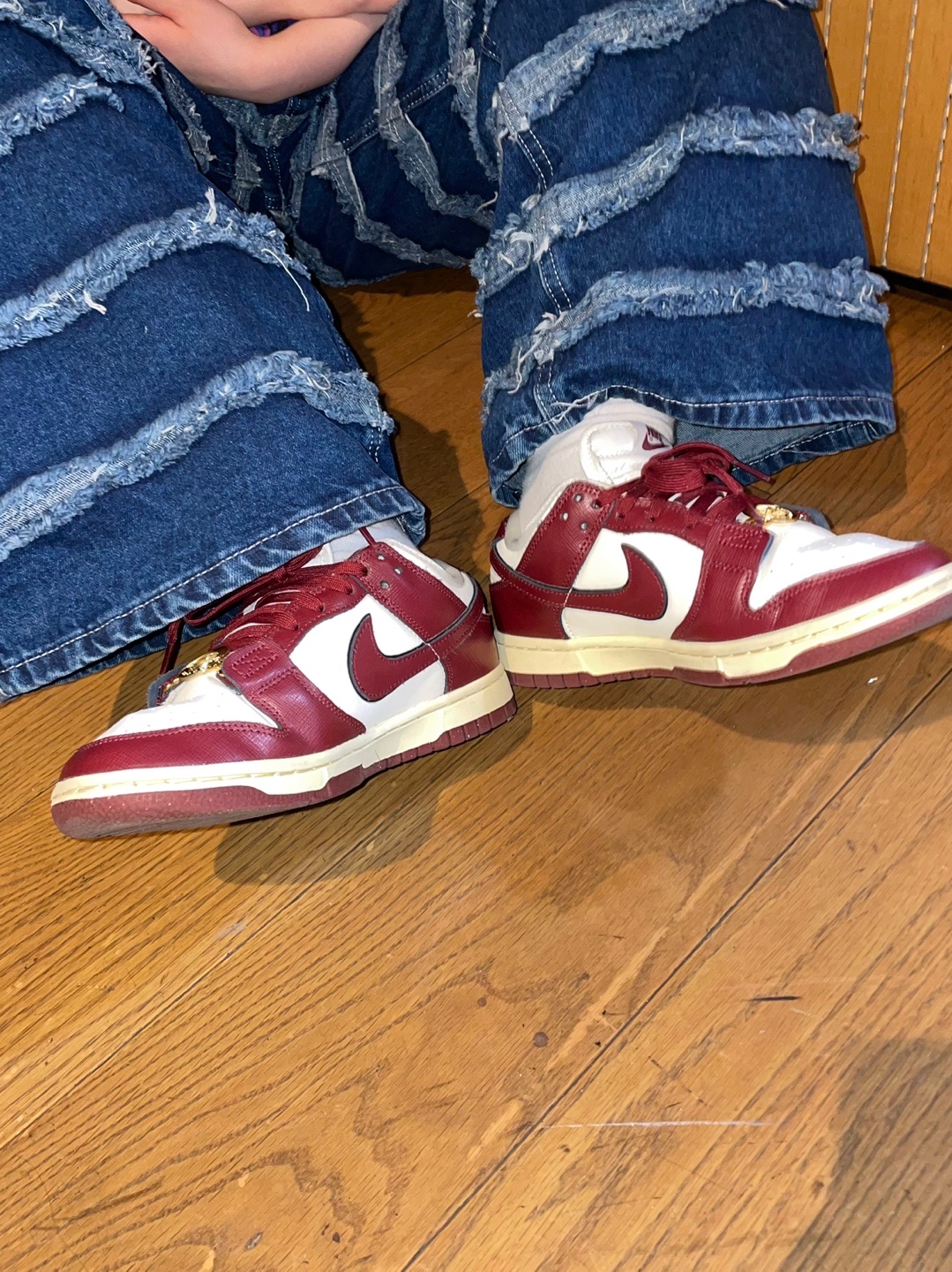(W) Nike Dunk Low SE Pendant 착용 스타일 - 4