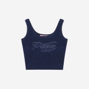 Pepper Pepper Women Logo Terry Sleeveless Navy