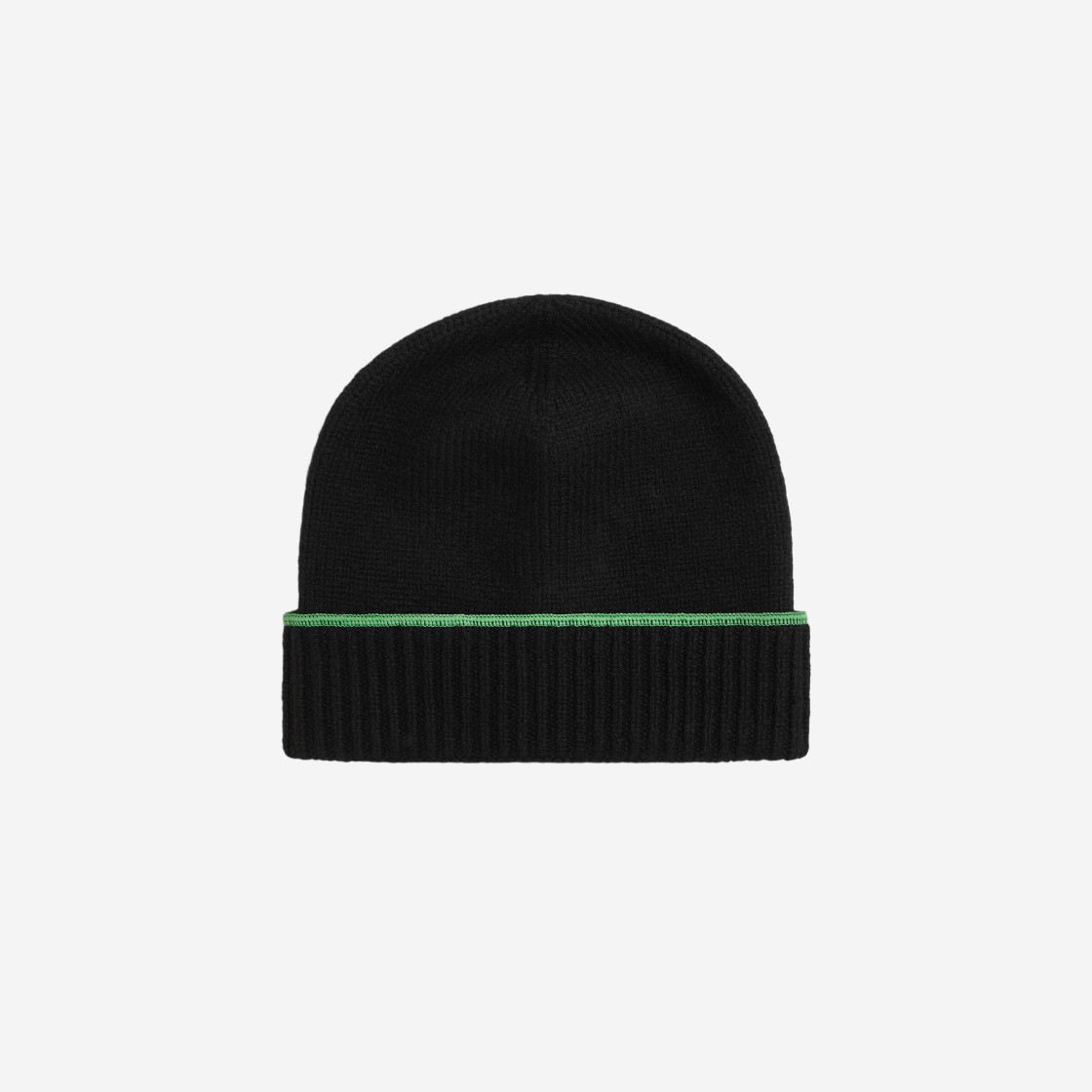 Bottega Veneta Wool Cashmere Overlock Beanie Black 상세 이미지 1