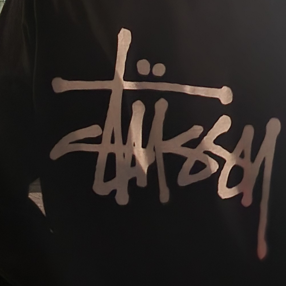 Stussy Basic Stussy Pigment Dyed LS T-Shirt Black 2023 착용 스타일