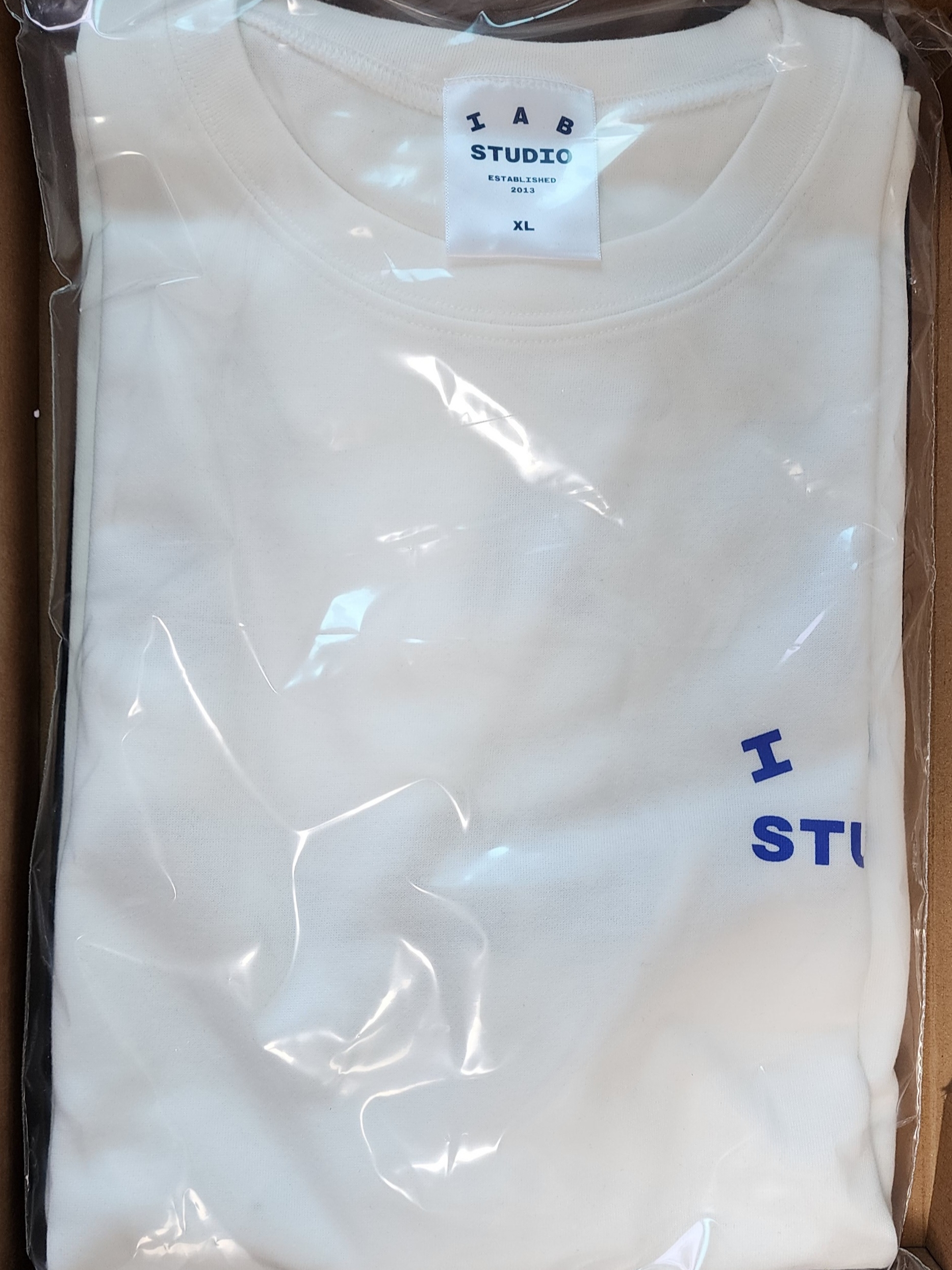 IAB Studio 10th Anniversary T-Shirts Pack White & Black (2 Pack) 착용 스타일
