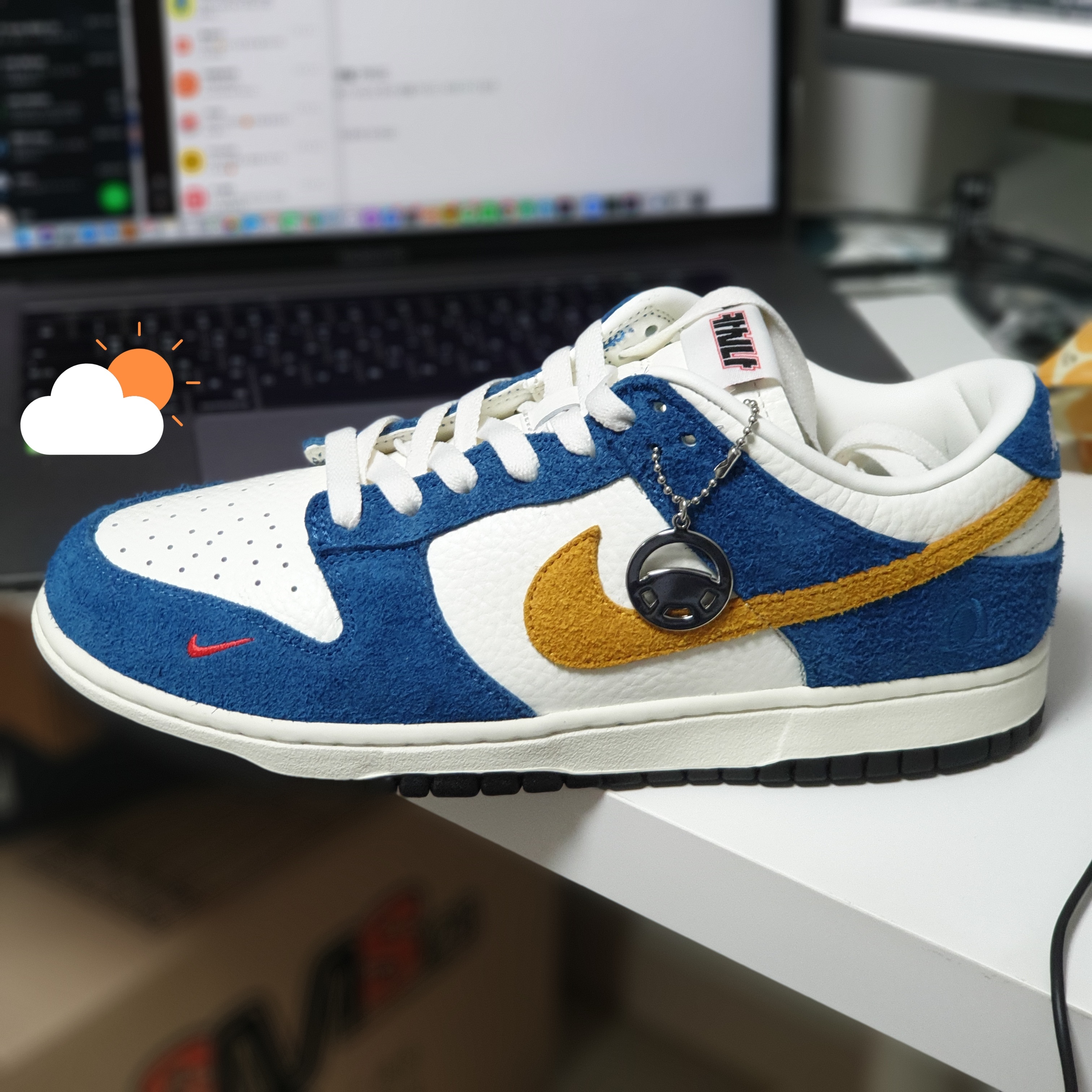 Nike x Kasina Dunk Low 80's Bus 착용 스타일