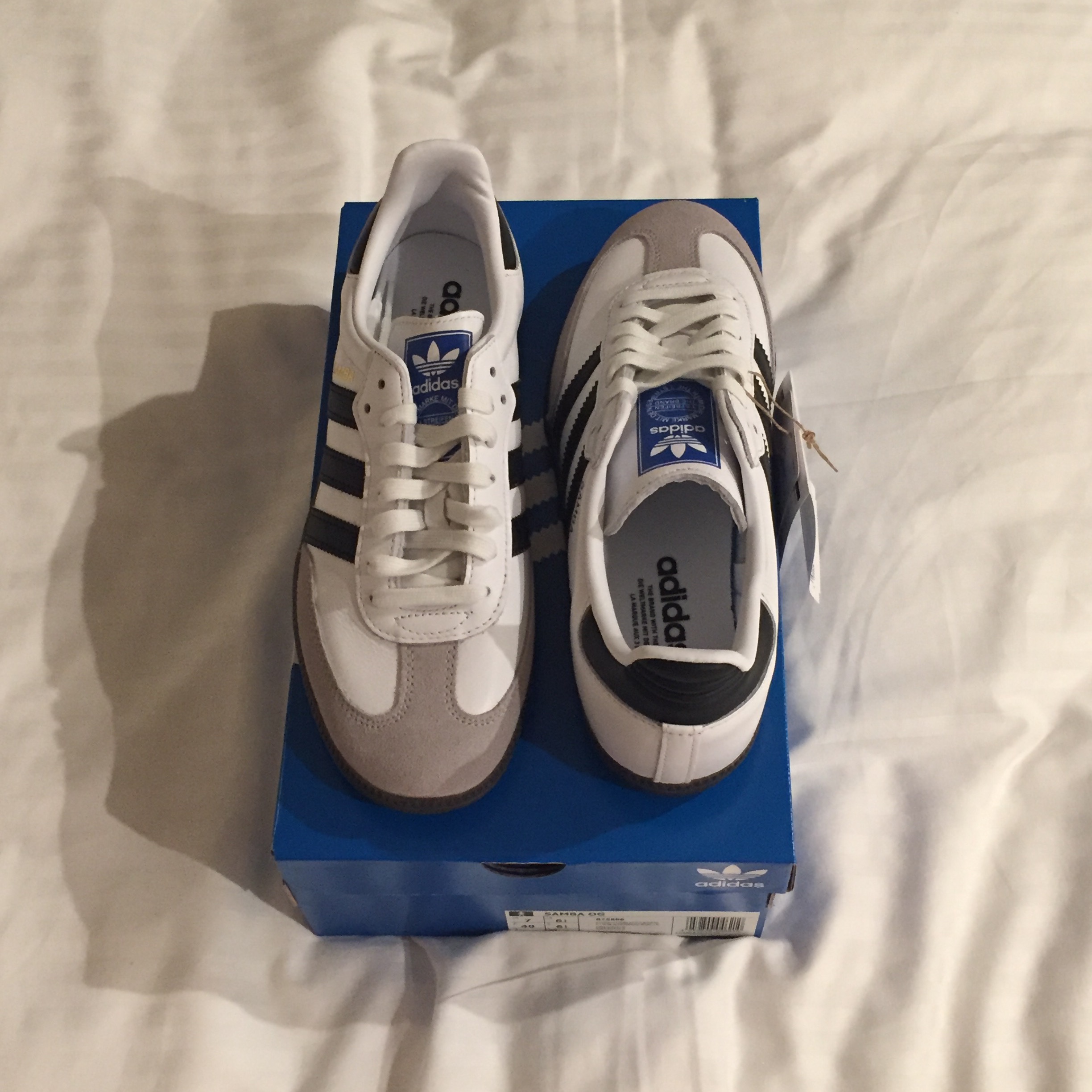 Adidas Samba OG Cloud White 착용 스타일 - 3