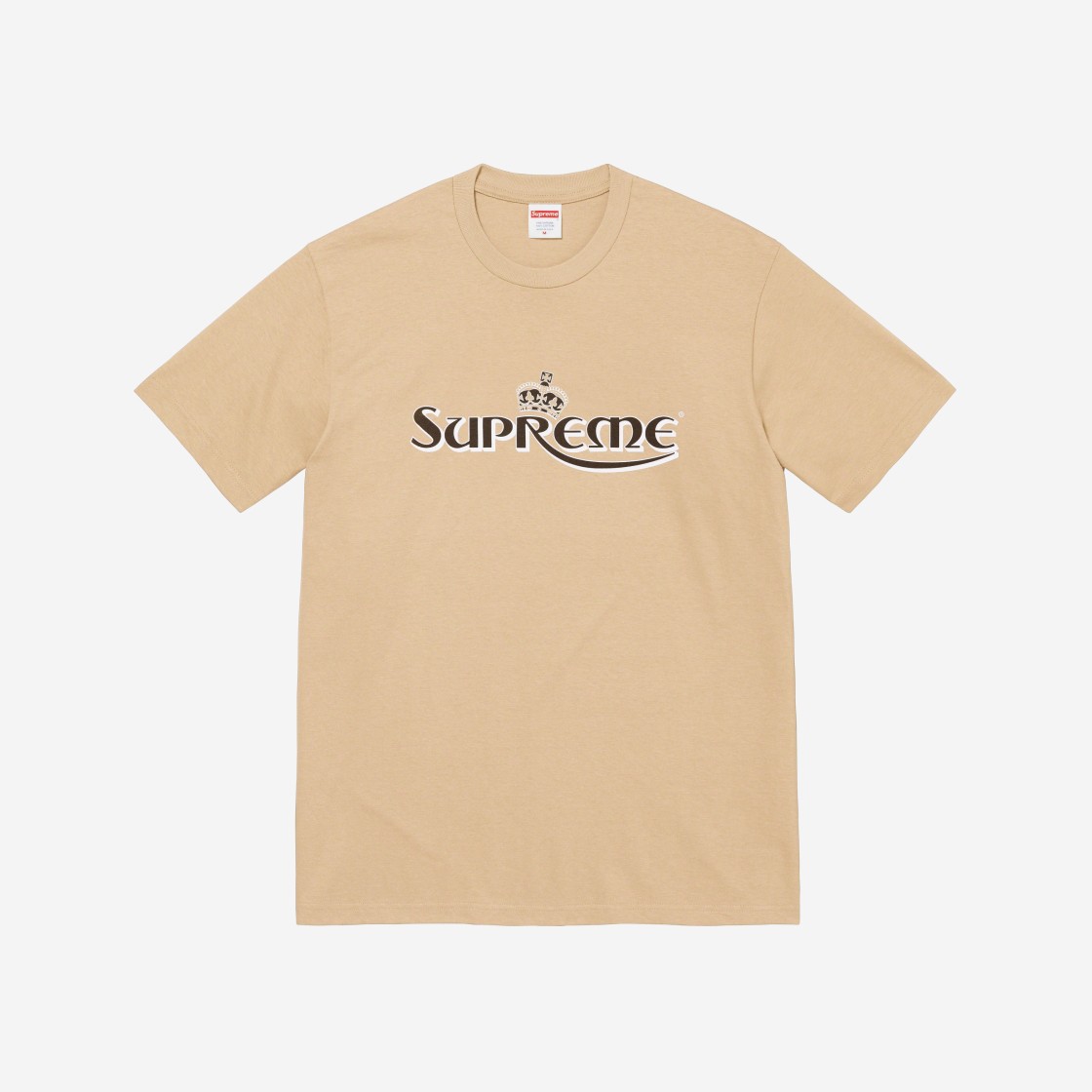 Supreme Crown T-Shirt Khaki - 23SS 상세 이미지 1