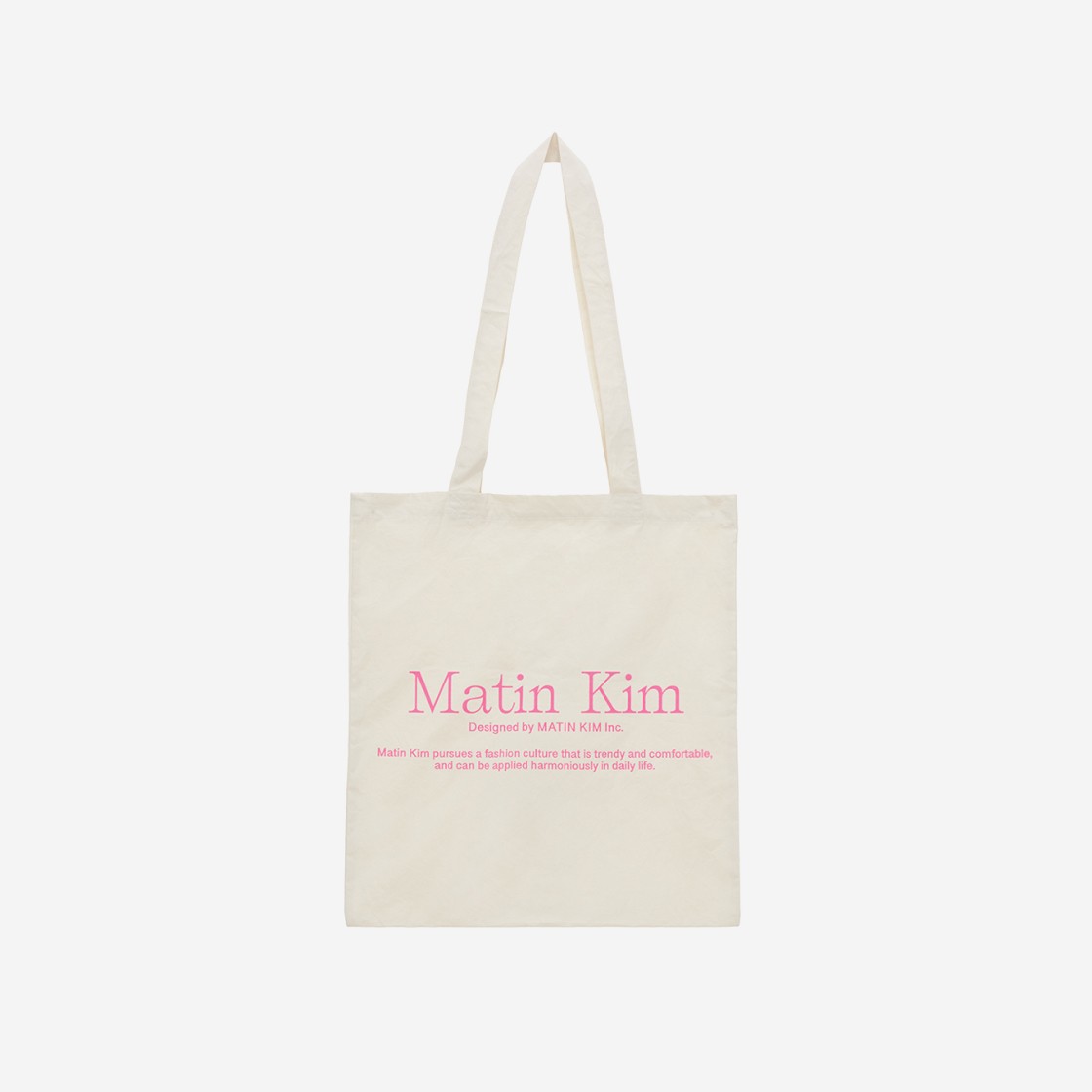 Matin Kim Matin Poppin Ecobag Ivory 상세 이미지 1