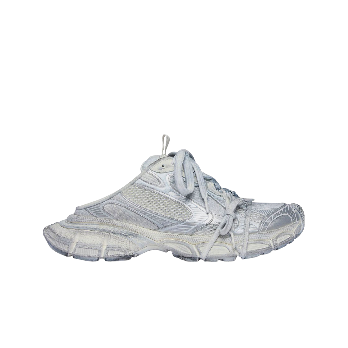 (W) 발렌시아가 3XL 뮬 화이트