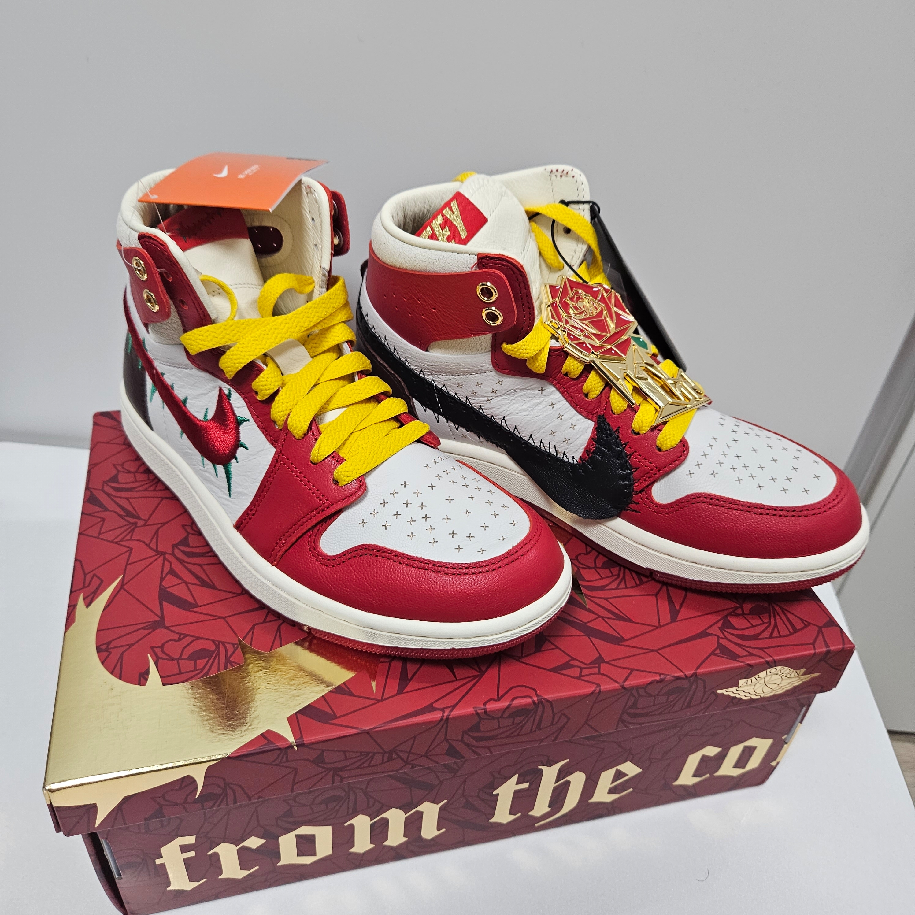 (W) Jordan 1 x Teyana Taylor Zoom CMFT 2 Gym Red 착용 스타일