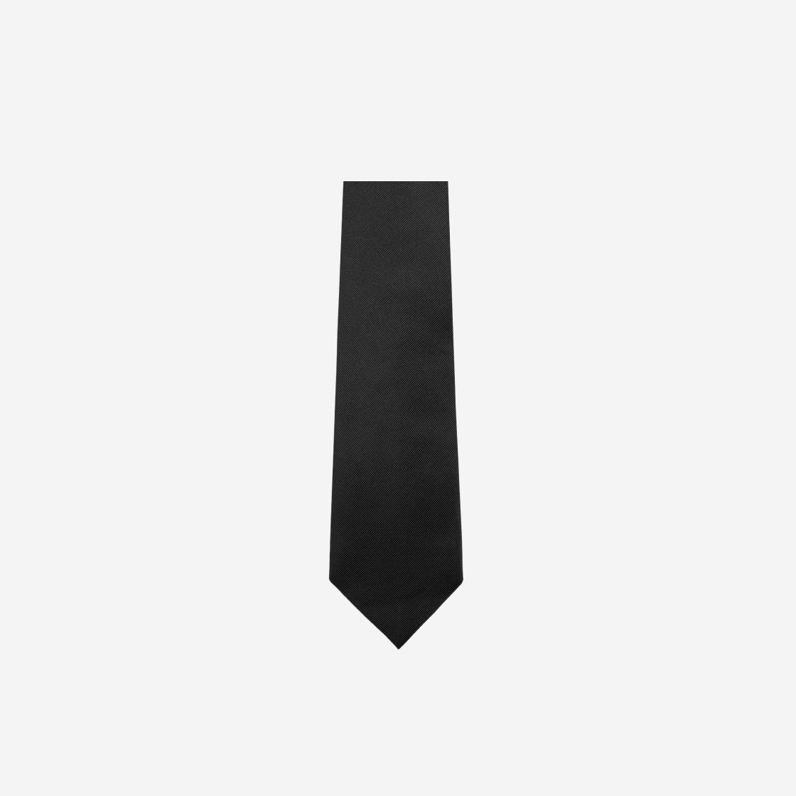 Bottega Veneta Silk Twill Tie Black 상세 이미지 1