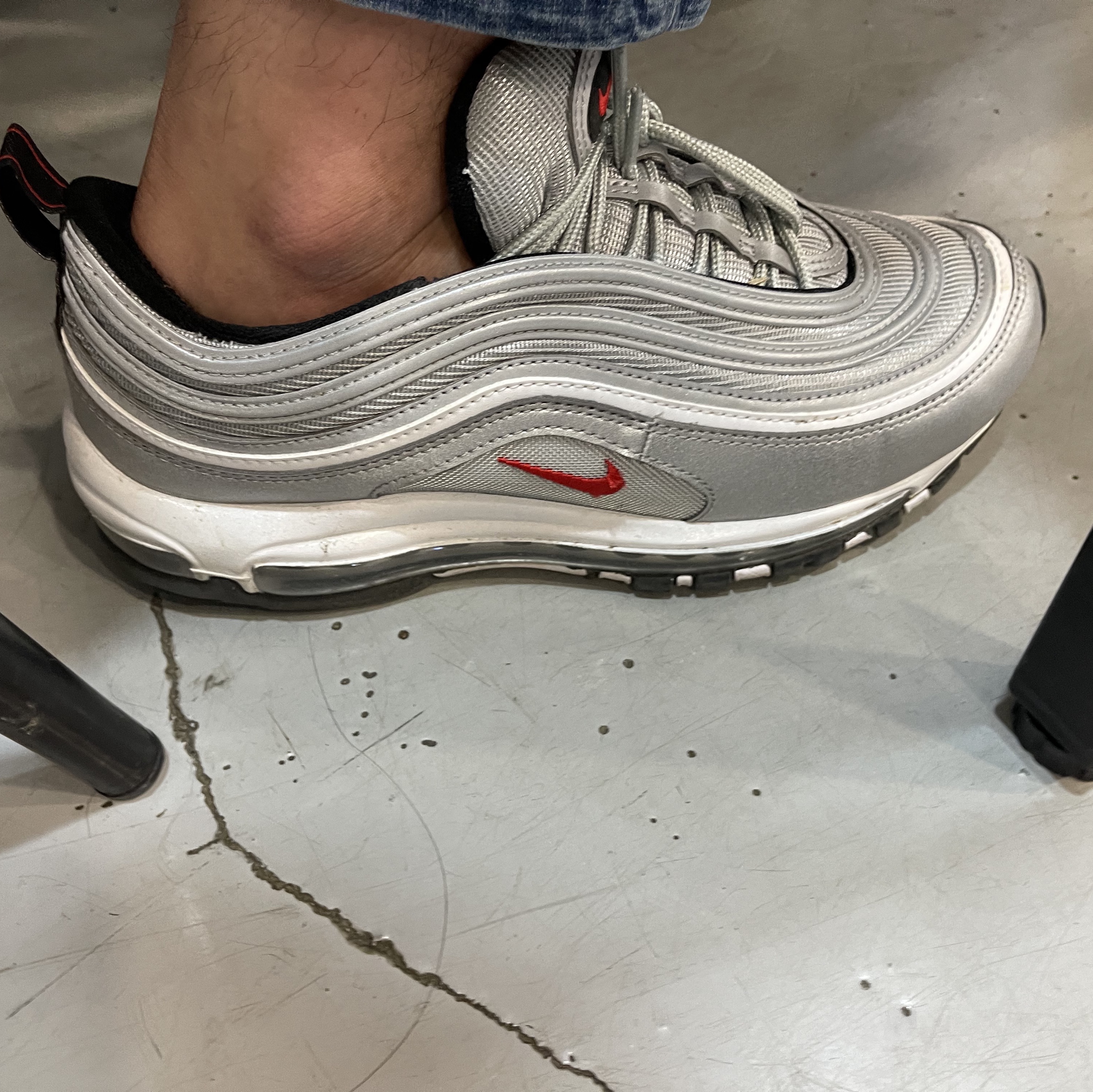Nike Air Max 97 OG Silver Bullet 2022 착용 스타일 - 3