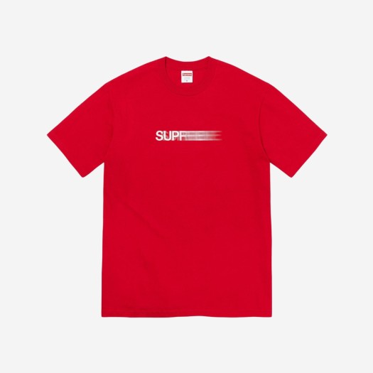 슈프림 모션 로고 티셔츠 레드 - 23SS