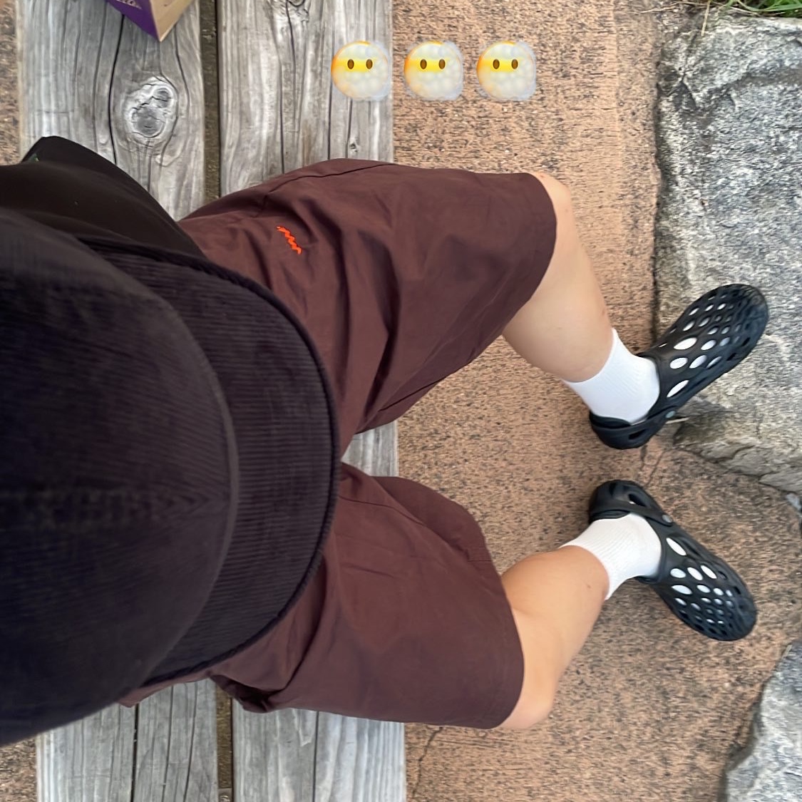 Merrell Hydro Moc Black, Supreme Corduroy Camp Cap Black - 22FW 착용 스타일