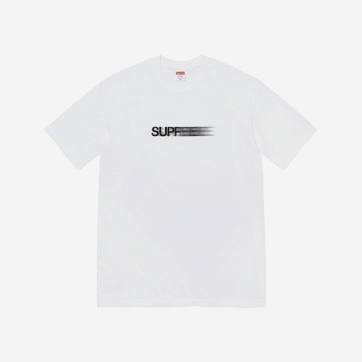 슈프림 모션 로고 티셔츠 화이트 - 23SS