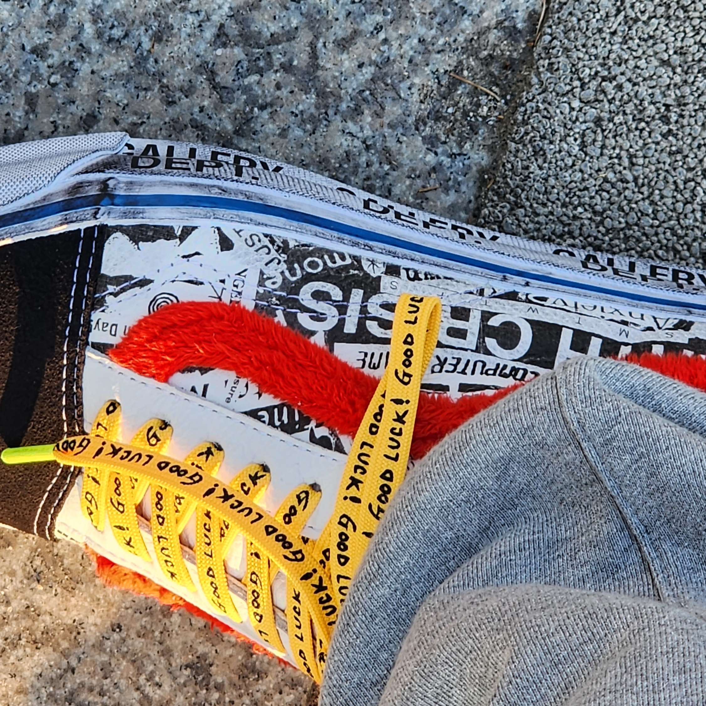 Vans Vault x Gallery Dept. OG Old Skool LX 착용 스타일 - 1