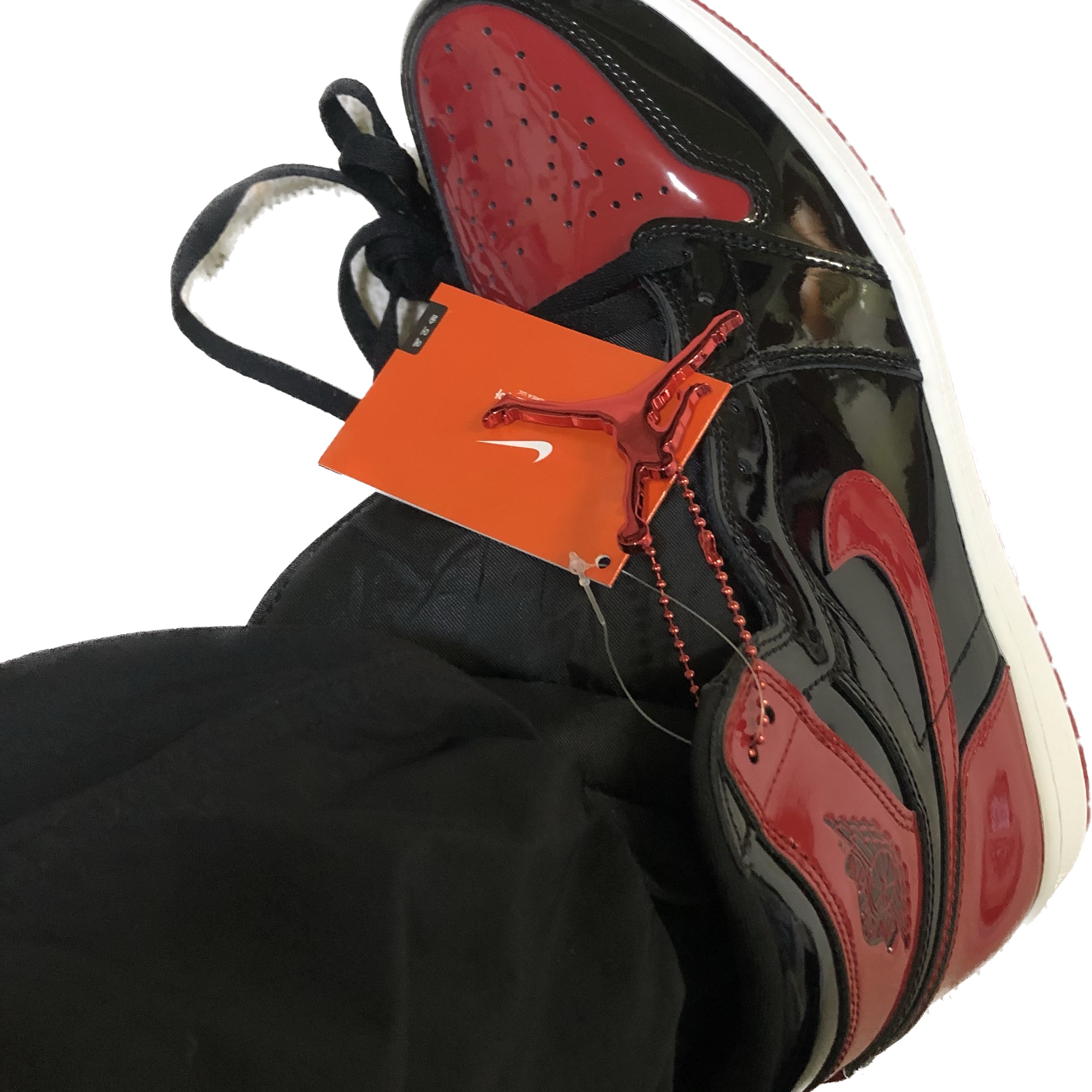 Jordan 1 Retro High OG Patent Bred 착용 스타일