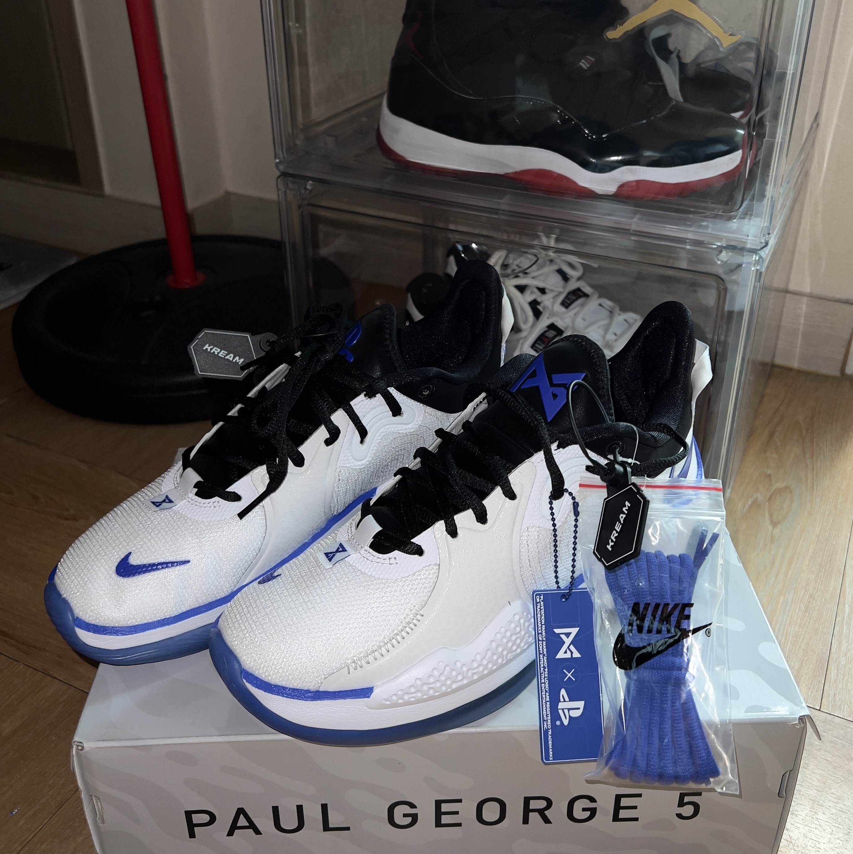 Nike PG 5 EP Playstation 5, Jordan 11 Retro Bred 2019 착용 스타일 - 1