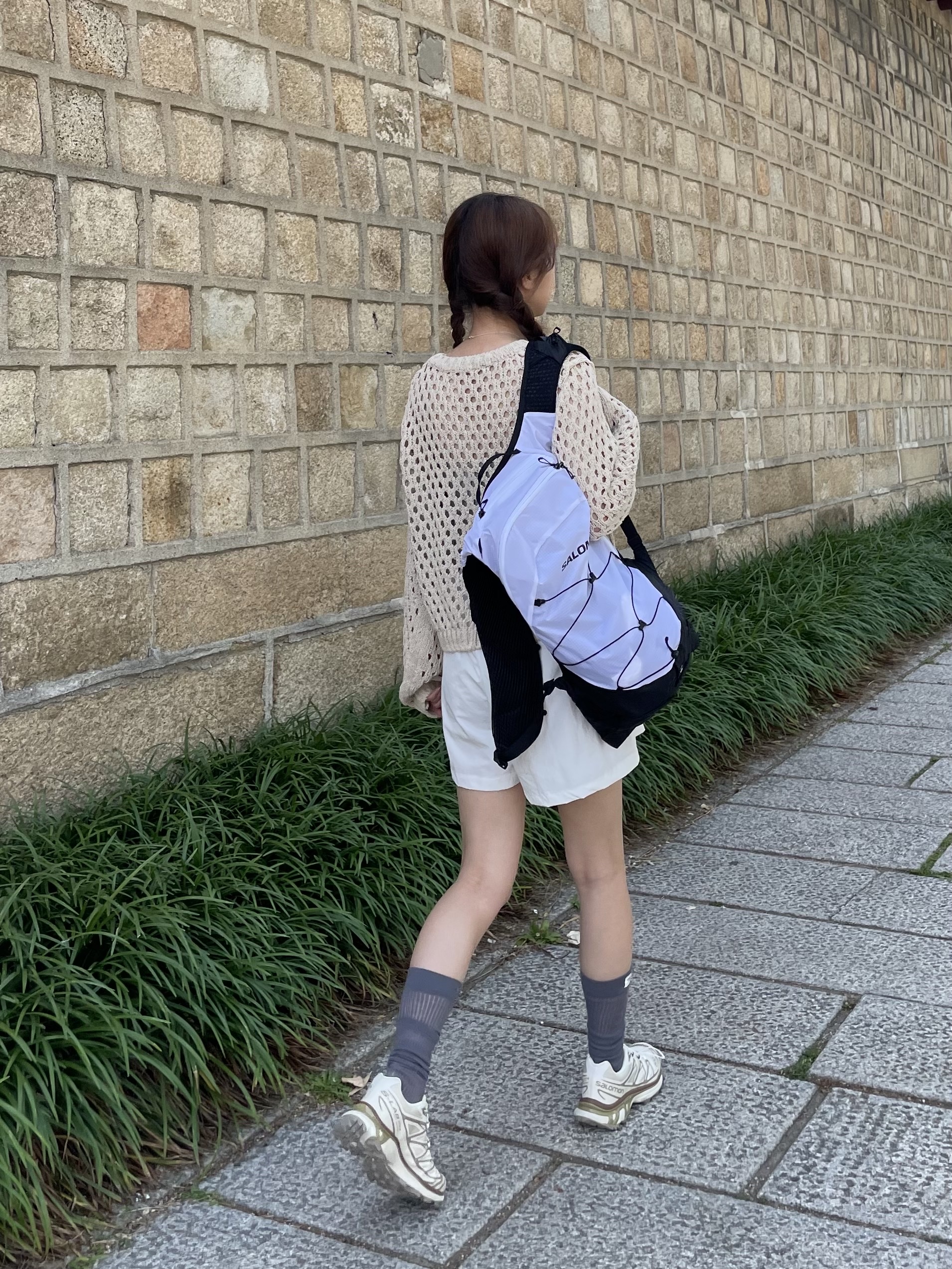Salomon XT-6 Turtledove 착용 스타일 - 1