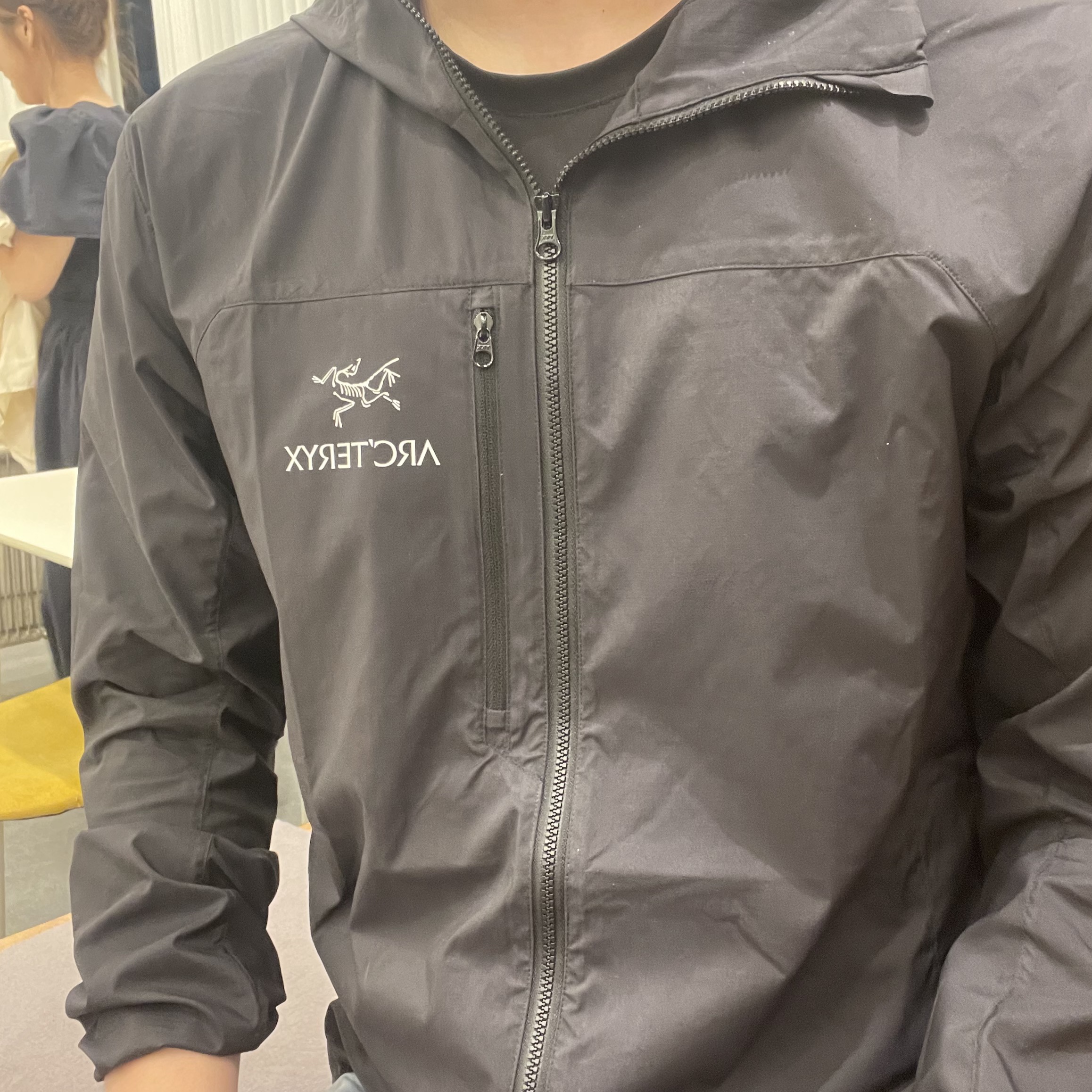 Arc'teryx Squamish Hoody Black 착용 스타일