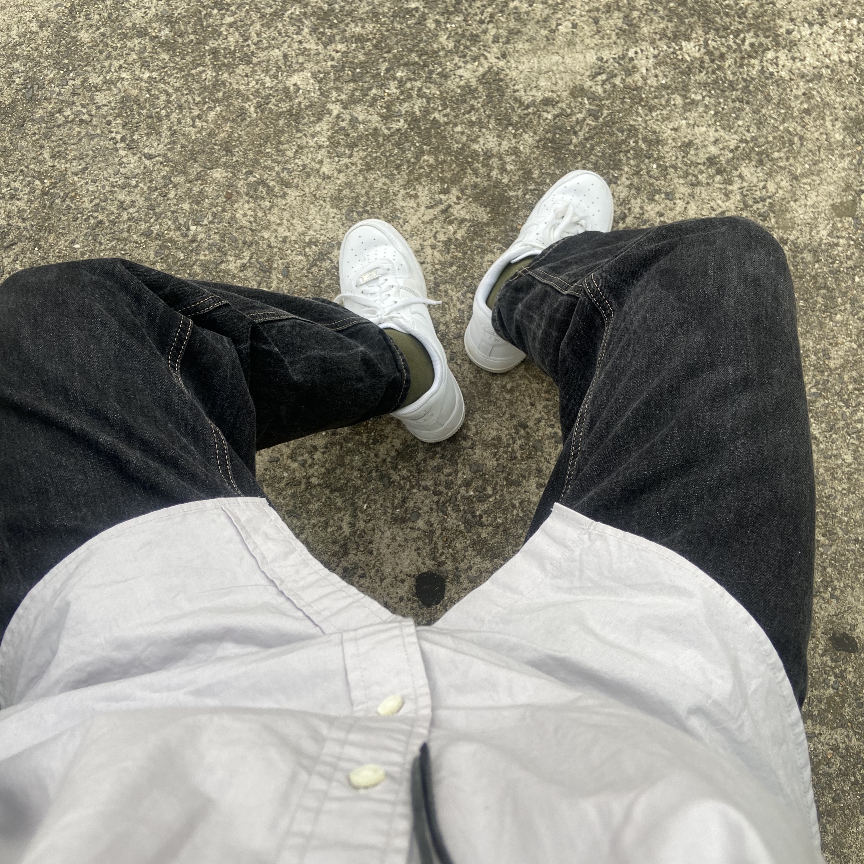 Nike Air Force 1 '07 Low White 착용 스타일