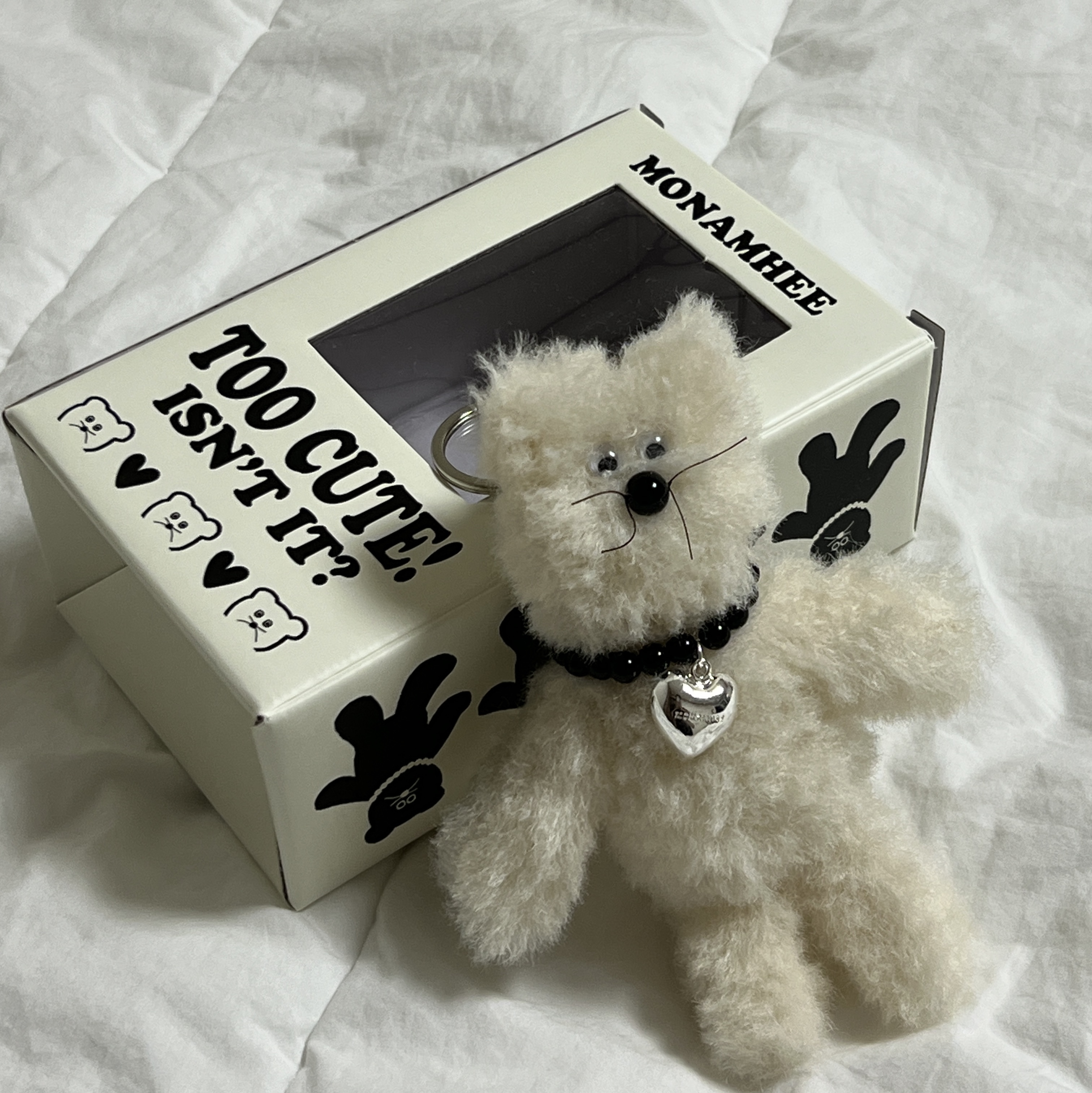 [KREAM 단독] Monamhee Creami Keyring Cream 착용 스타일 - 1