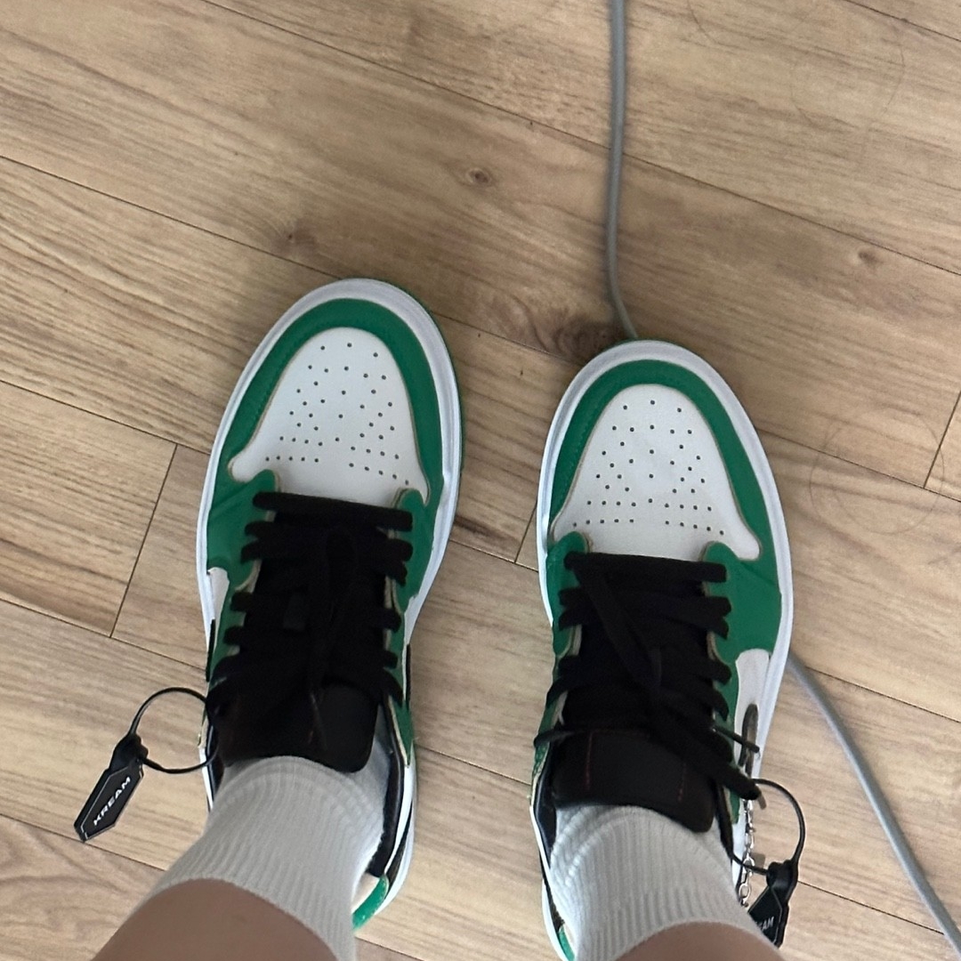 (W) Jordan 1 Elevate Low SE Lucky Green 착용 스타일