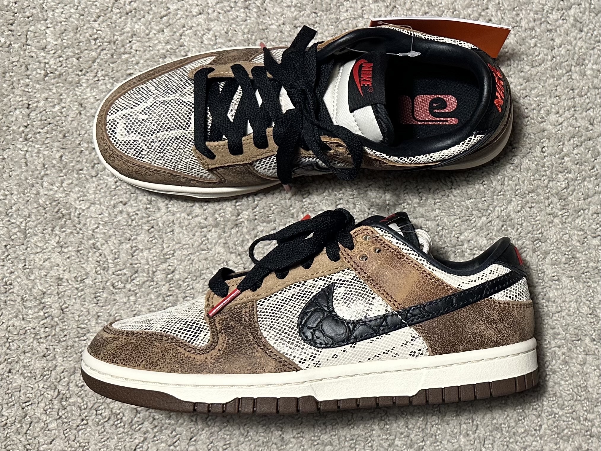 Nike Dunk Low PRM Head to Head 착용 스타일 - 2