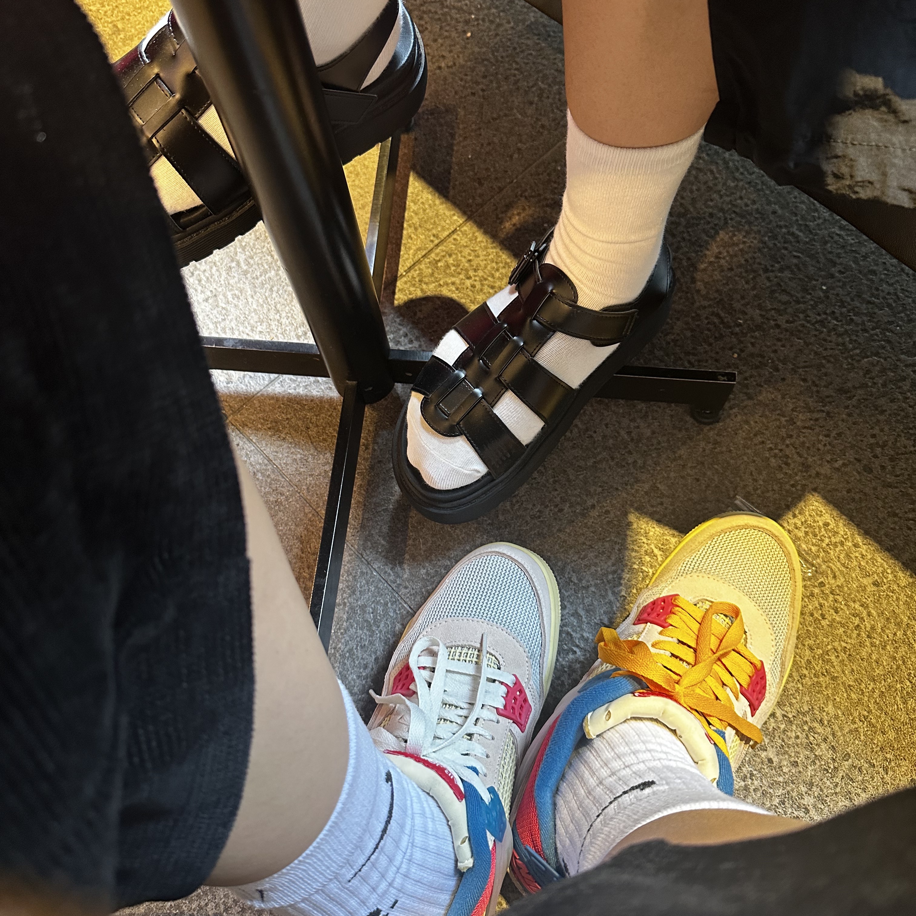Jordan 4 x Union Retro Guava Ice, Nike x Drake Nocta Socks White (3 Pack) 착용 스타일 - 2