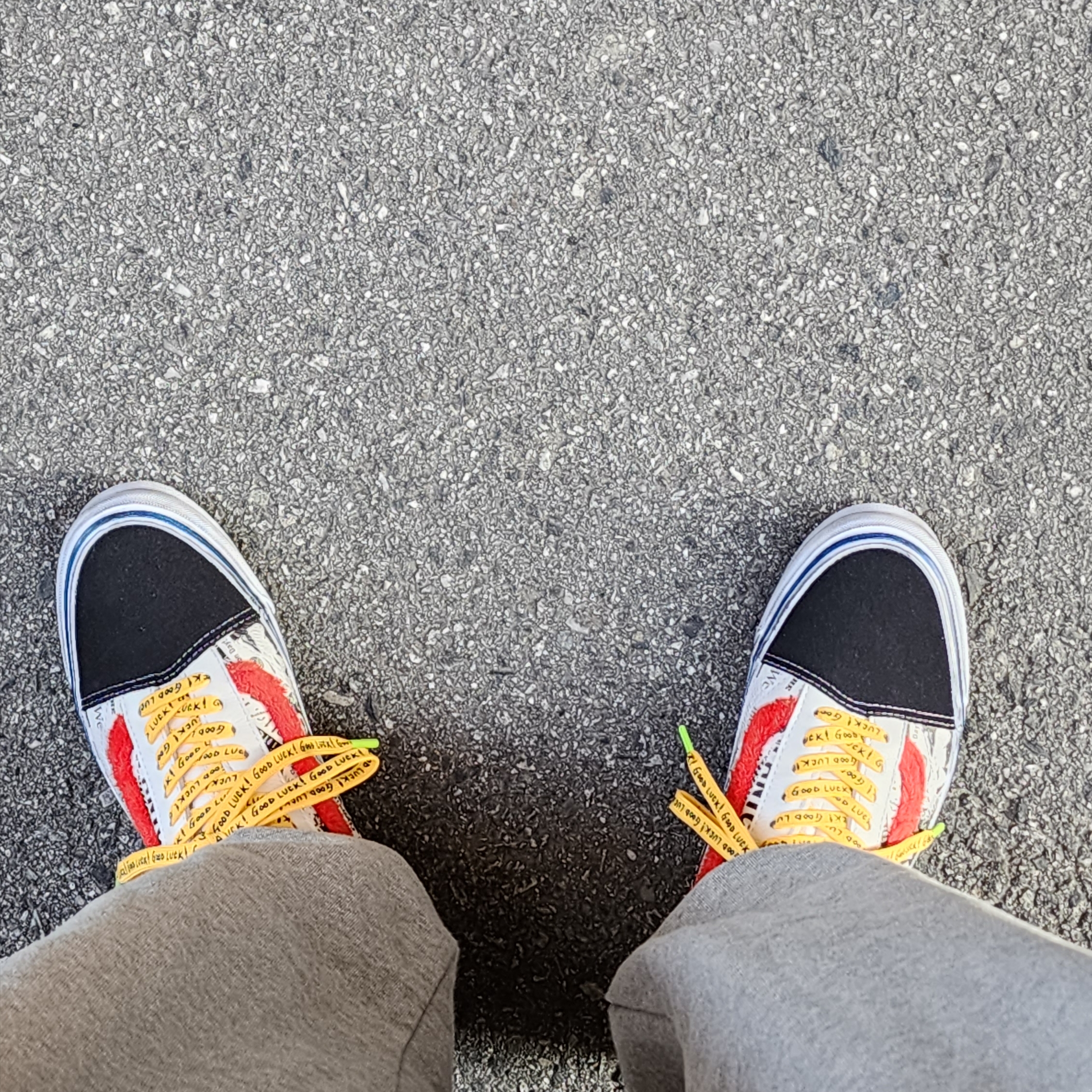 Vans Vault x Gallery Dept. OG Old Skool LX 착용 스타일 - 2