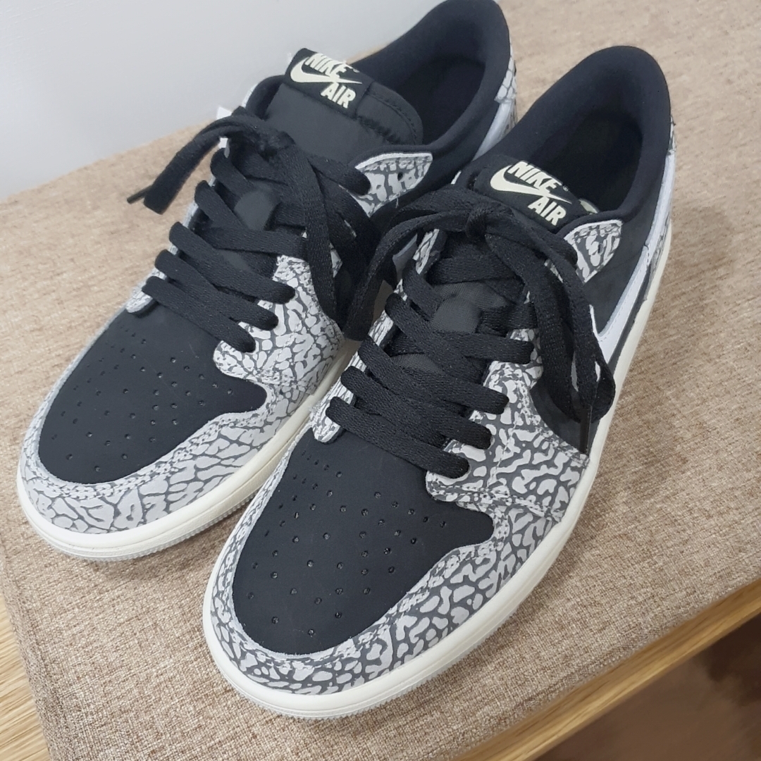 Jordan 1 Retro Low OG Black Cement 착용 스타일