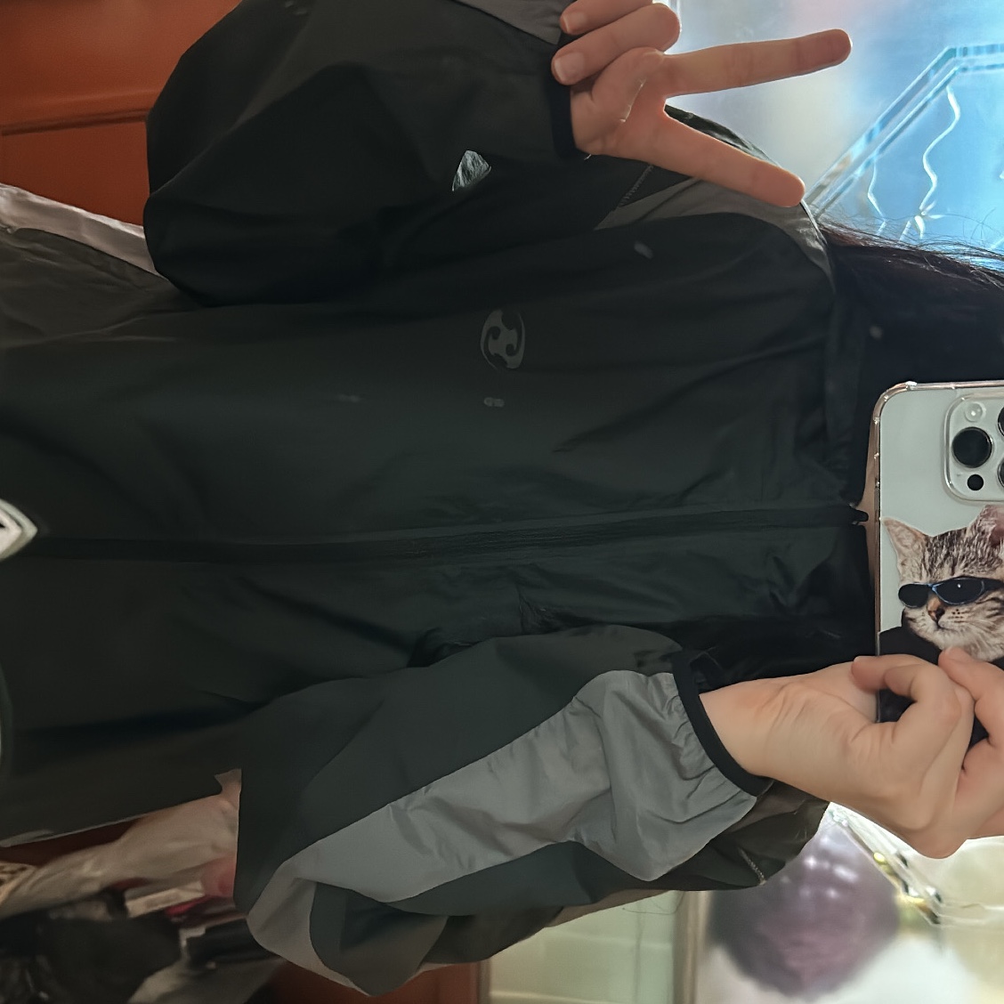 Sansan Gear Paneled Jacket Black - 23SS 착용 스타일