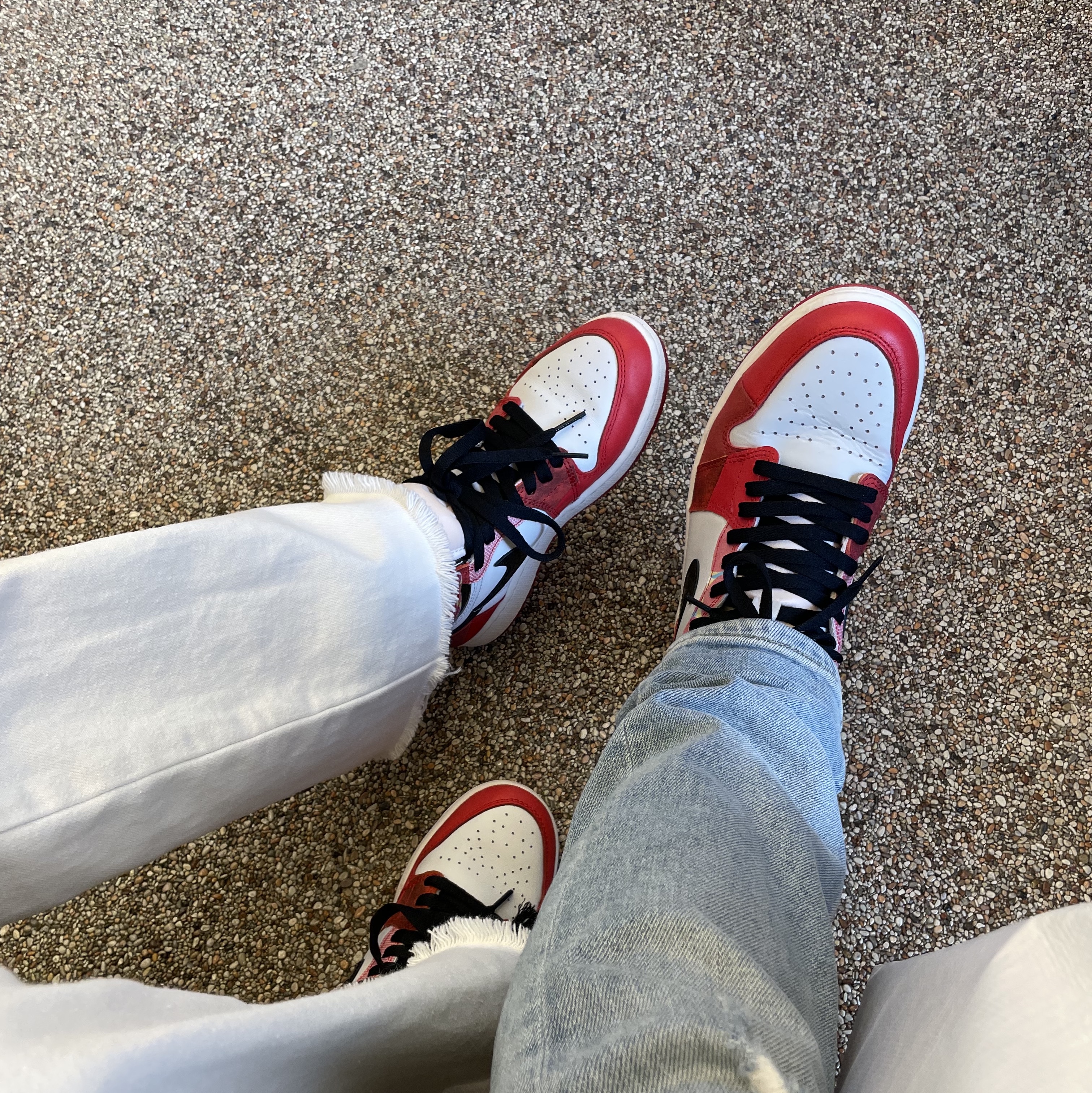 Jordan 1 Retro High Spider-Man Next Chapter, (GS) Jordan 1 Retro High Spider-Man Next Chapter 착용 스타일