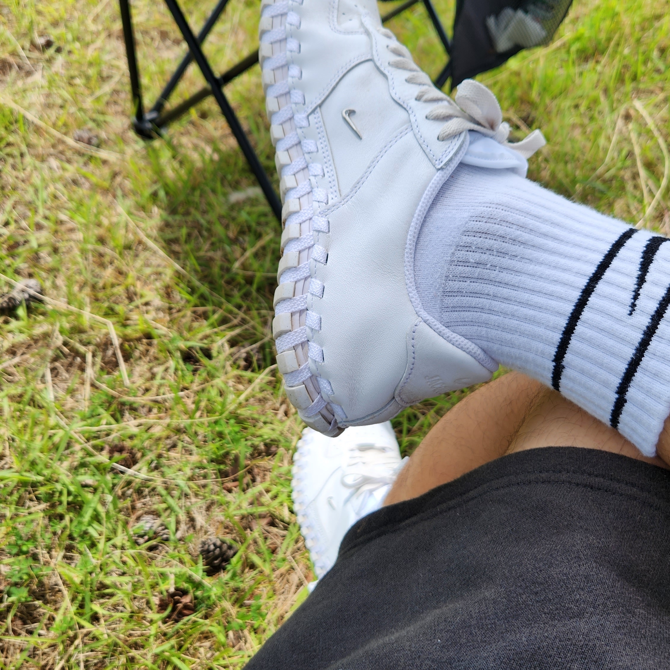 Nike x Jacquemus J Force 1 Low LX SP White 착용 스타일