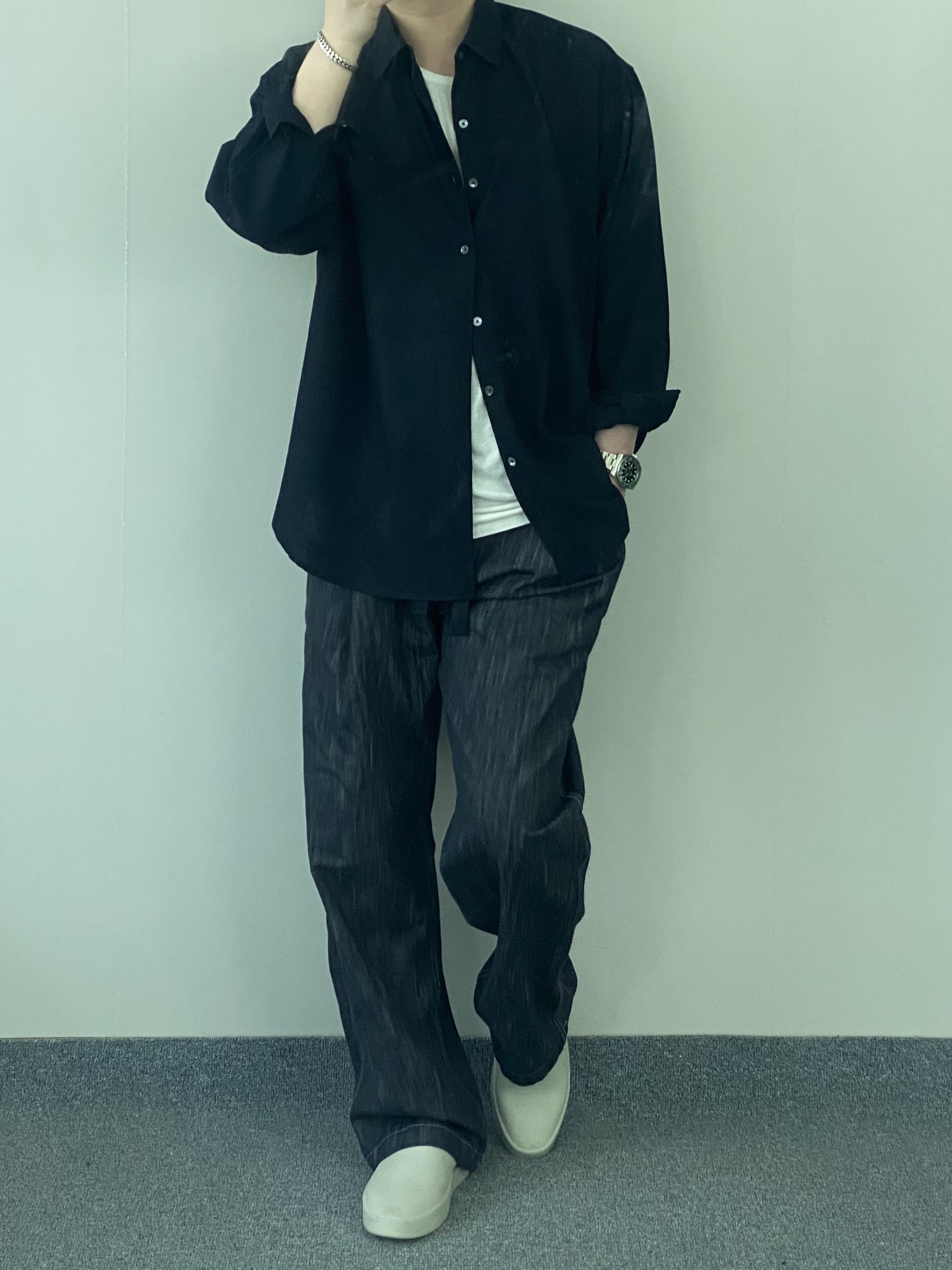 Fear of God The California Cement 착용 스타일
