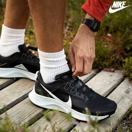 Nike Pegasus Trail 3 Black Pure Platinum, Nike Pegasus Trail 3 Gore-Tex Black Dark Smoke Grey 착용 스타일 - 1